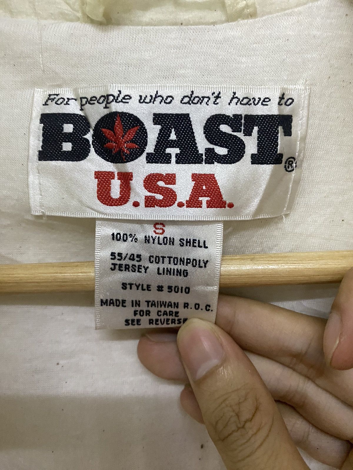 Japanese Brand × Vintage Vintage Boast USA marijuana jacket Size US S / EU 44-46 / 1 - 7 Thumbnail