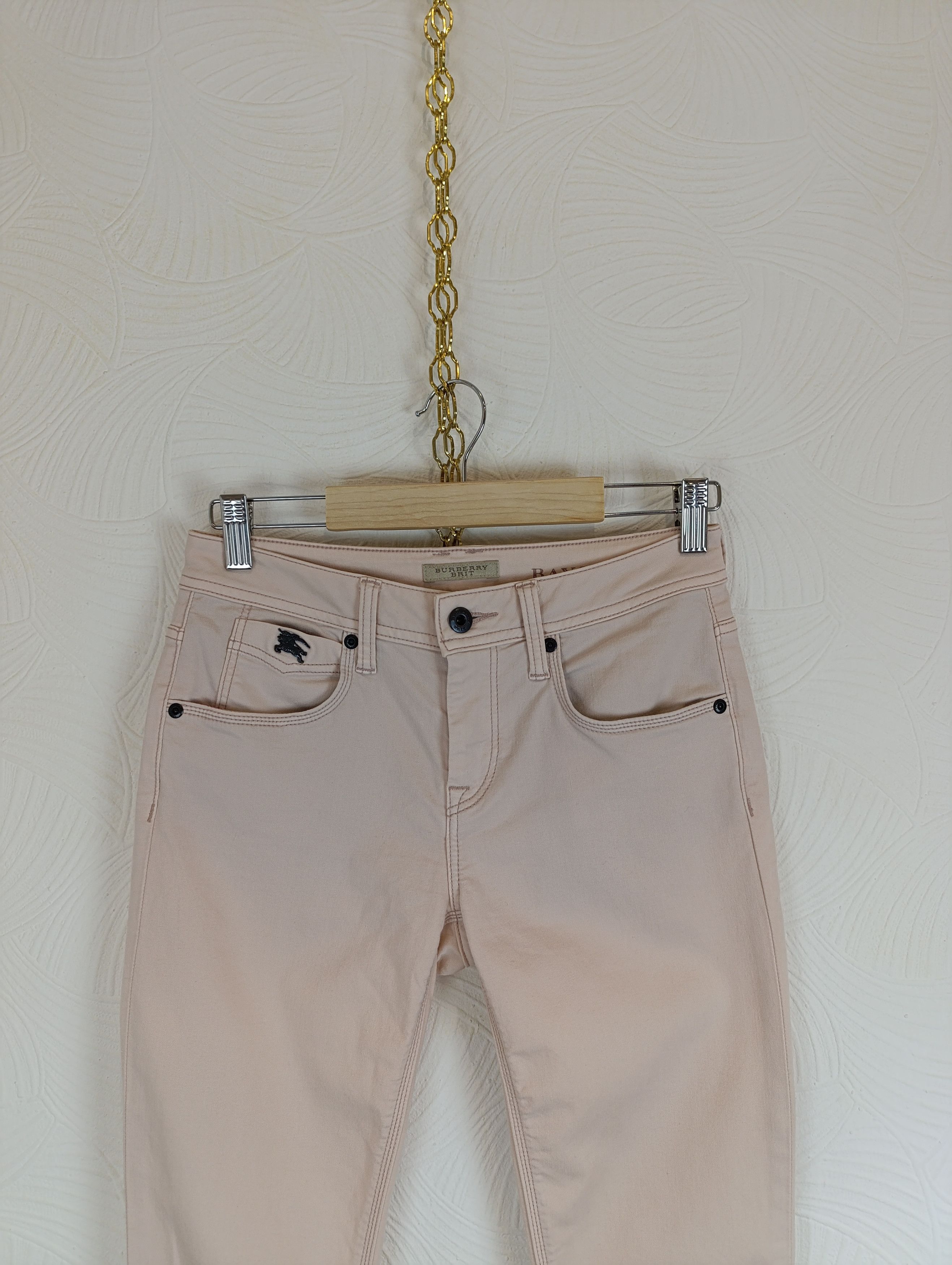 Burberry × Designer BURBERRY BRIT BAYSWATER WOMENS SKINNY ANKLE JEANS Size 26" / US 2 / IT 38 - 4 Thumbnail