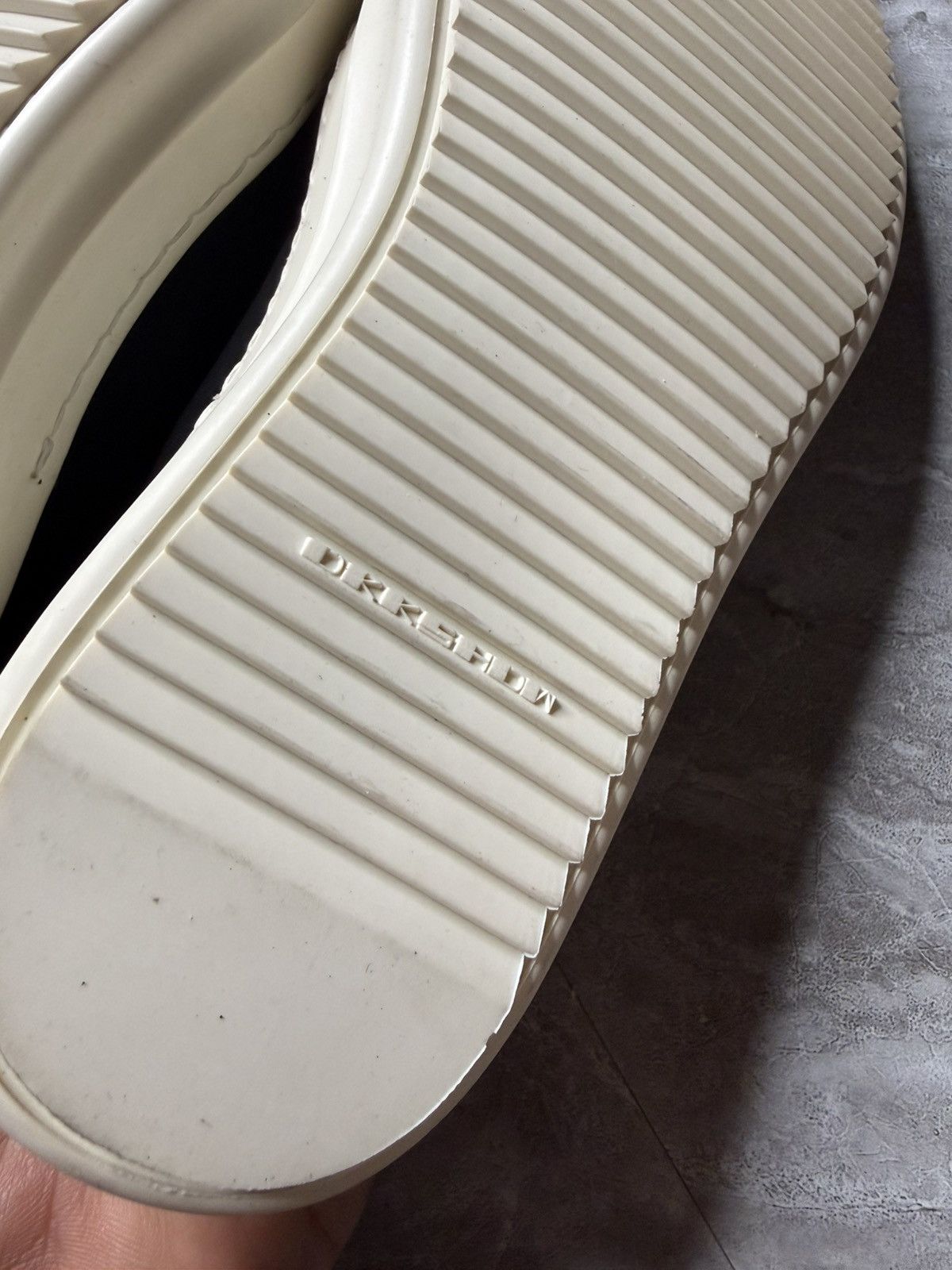 Rick Owens Drkshdw Rick Owens Drkshdw Nylon Low Top Boat Sneakers Size US 5 / IT 35 - 9 Thumbnail