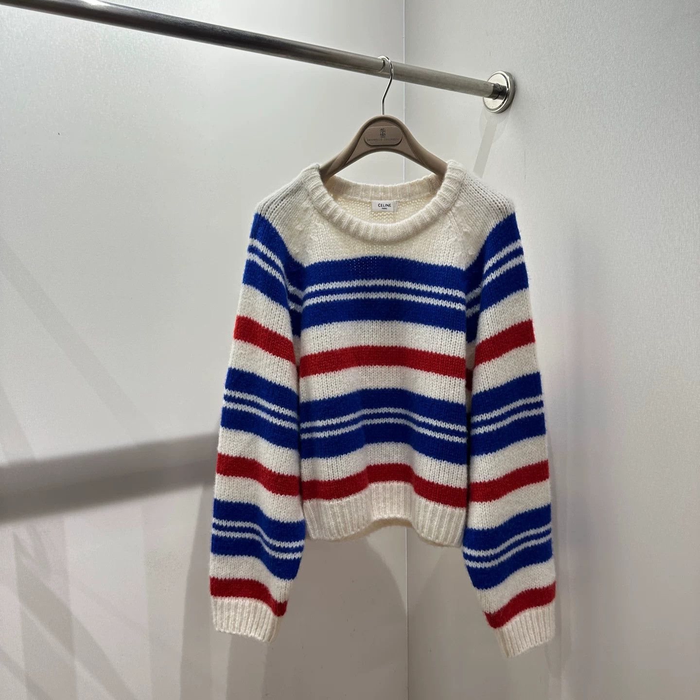 Celine Celine Striped Multi T-Shirt S Women Size S / US 4 / IT 40 - 1 Thumbnail