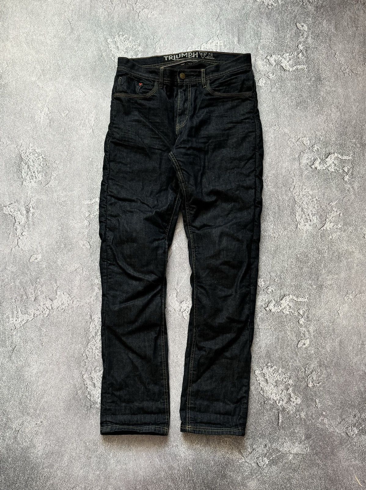Other Triumph 32/34 selvedge hero riding jean denim pant trouser Size US 32 / EU 48 - 4 Thumbnail