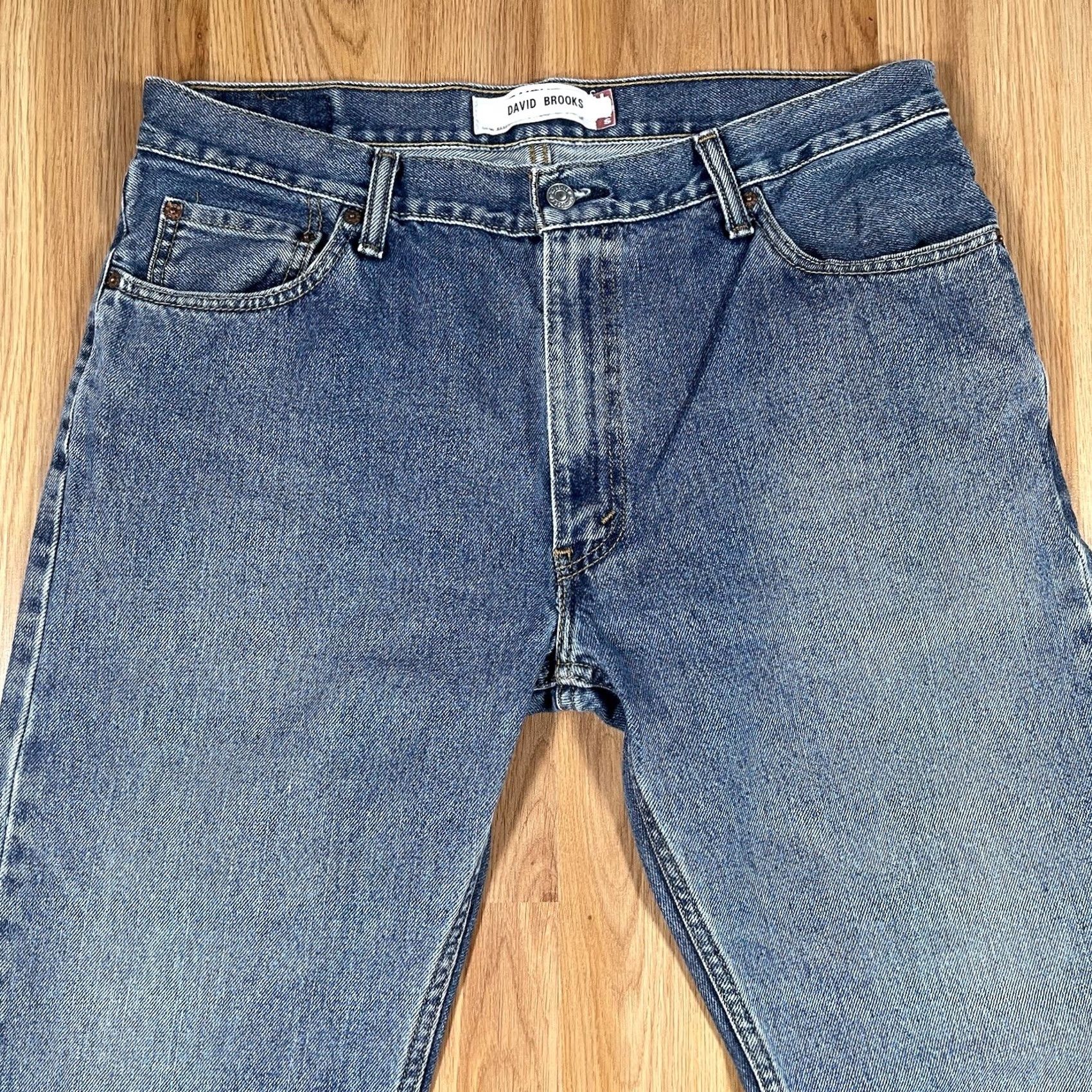 Levi's Levi'S Pants Mens 36 Blue Jeans 36Wx32L Strauss Straight Fit Denim Cotton Size US 36 / EU 52 - 2 Thumbnail