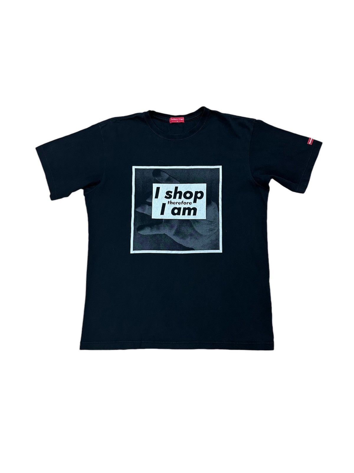 Barbara Kruger × Uniqlo Vintage Barbara Kruger I Shop Therefore I Am Tee Size US L / EU 52-54 / 3 - 1 Thumbnail