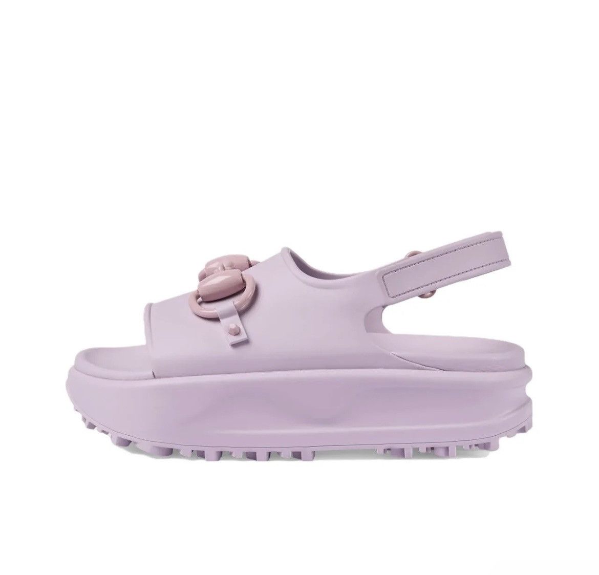 Gucci Gucci Horsebit Flatform Sandal Talc Pink size 39 Size US 9 / IT 39 - 1 Thumbnail