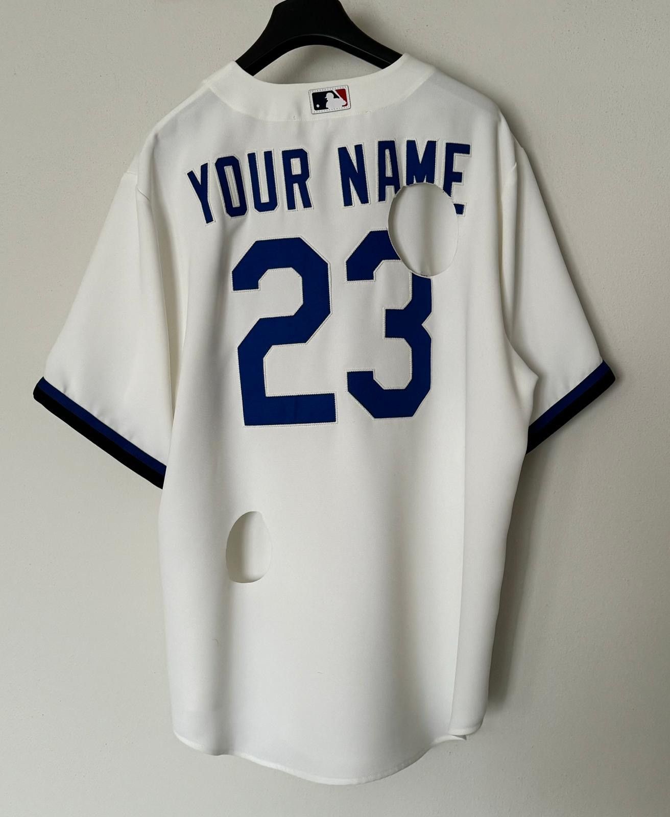 New Era × Off-White × Virgil Abloh FW22 Dodgers MLB Baseball Cut Out Jersey Size US L / EU 52-54 / 3 - 6 Thumbnail