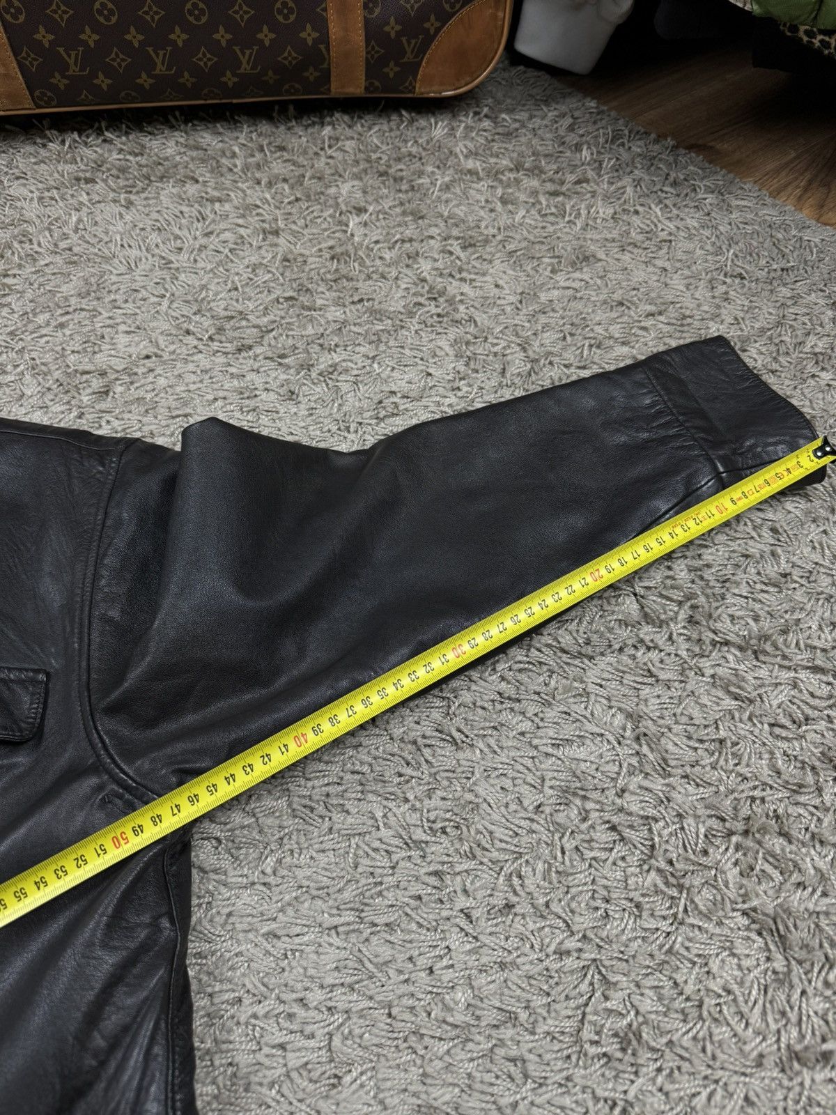 Burberry × Vintage Vintage leather jacket Burberry original luxury casual item Size US L / EU 52-54 / 3 - 8 Thumbnail