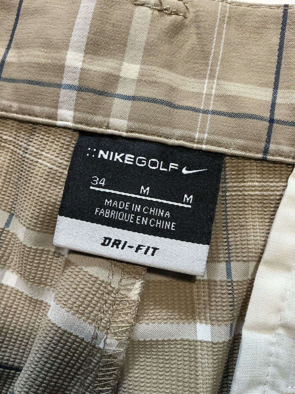Nike Nike Dri Fit Golf Plaid Swoosh Performance 11" Inseam Shorts Size US 34 / EU 50 - 4 Thumbnail