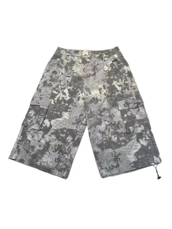 VIBE Retro Hip Hop Multi-Pocket Loose Casual Shorts Size US 32 / EU 48 - 5 Thumbnail