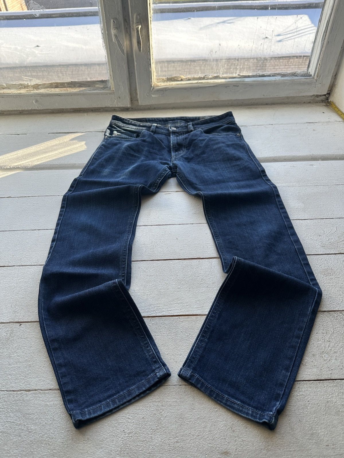 Diesel 🚨 RARE DIESEL MEN DENIM JEANS AVANT GARDE IFSIXWASNINE Y2K Size US 31 - 1 Thumbnail