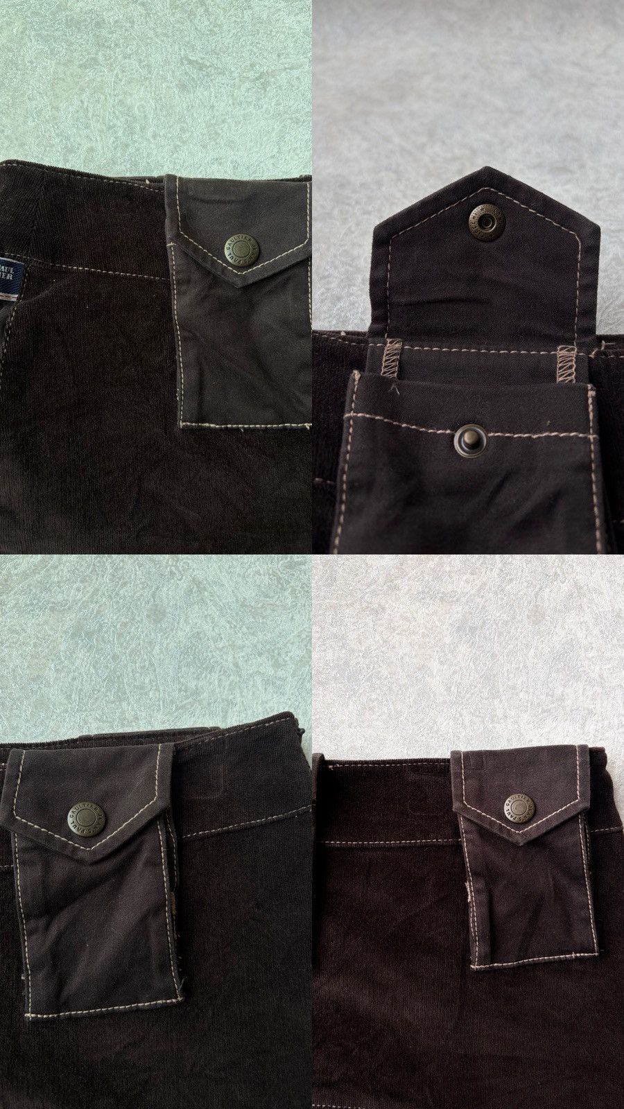 JPG Jean's Paul Gaultier Archive Corduroy Pencil Skirt