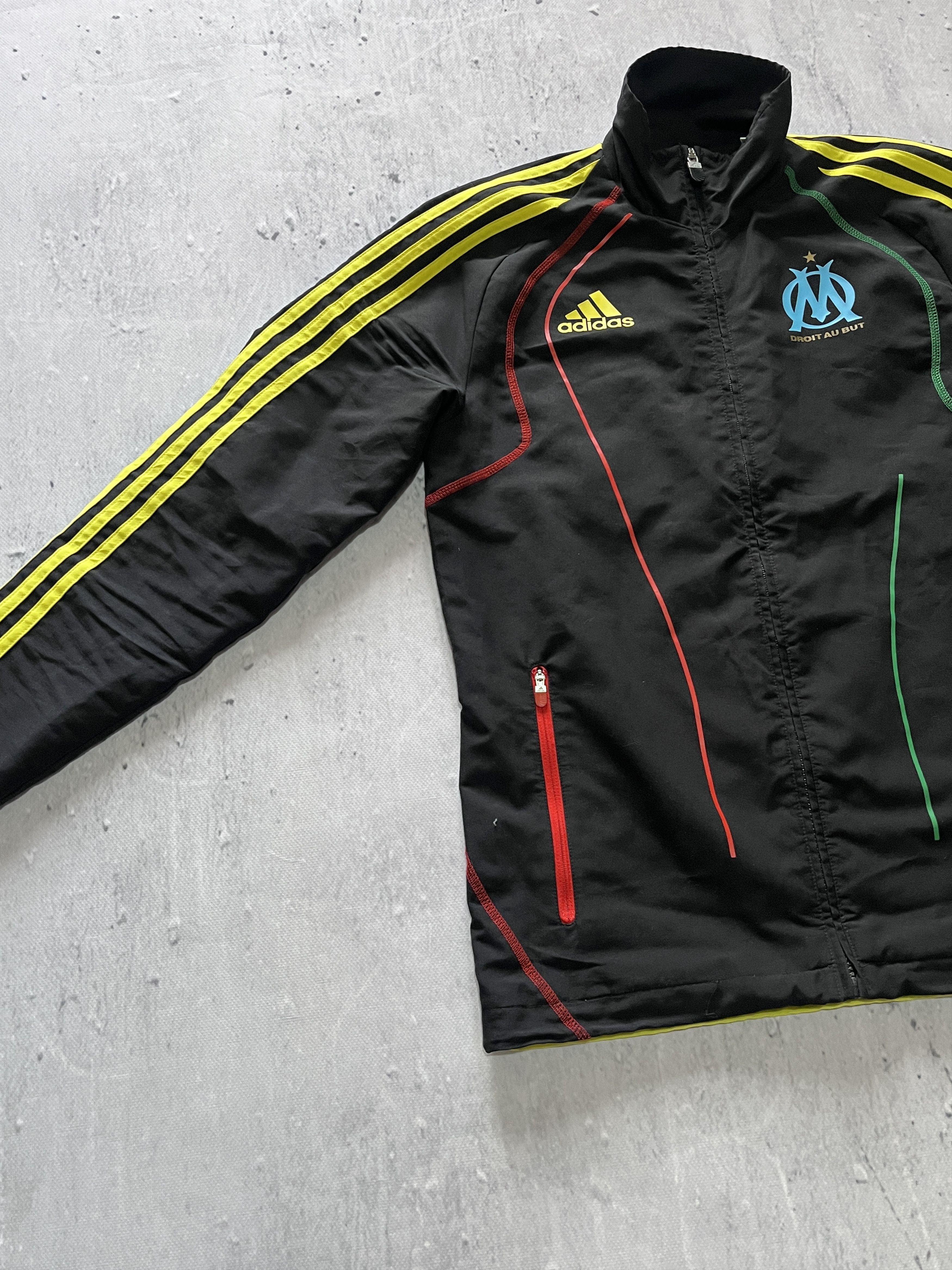 Adidas ADIDAS OLYMPIQUE MARSEILLE 2010 RASTA FOOTBALL TRACKSUIT Size US S / EU 44-46 / 1 - 6 Thumbnail