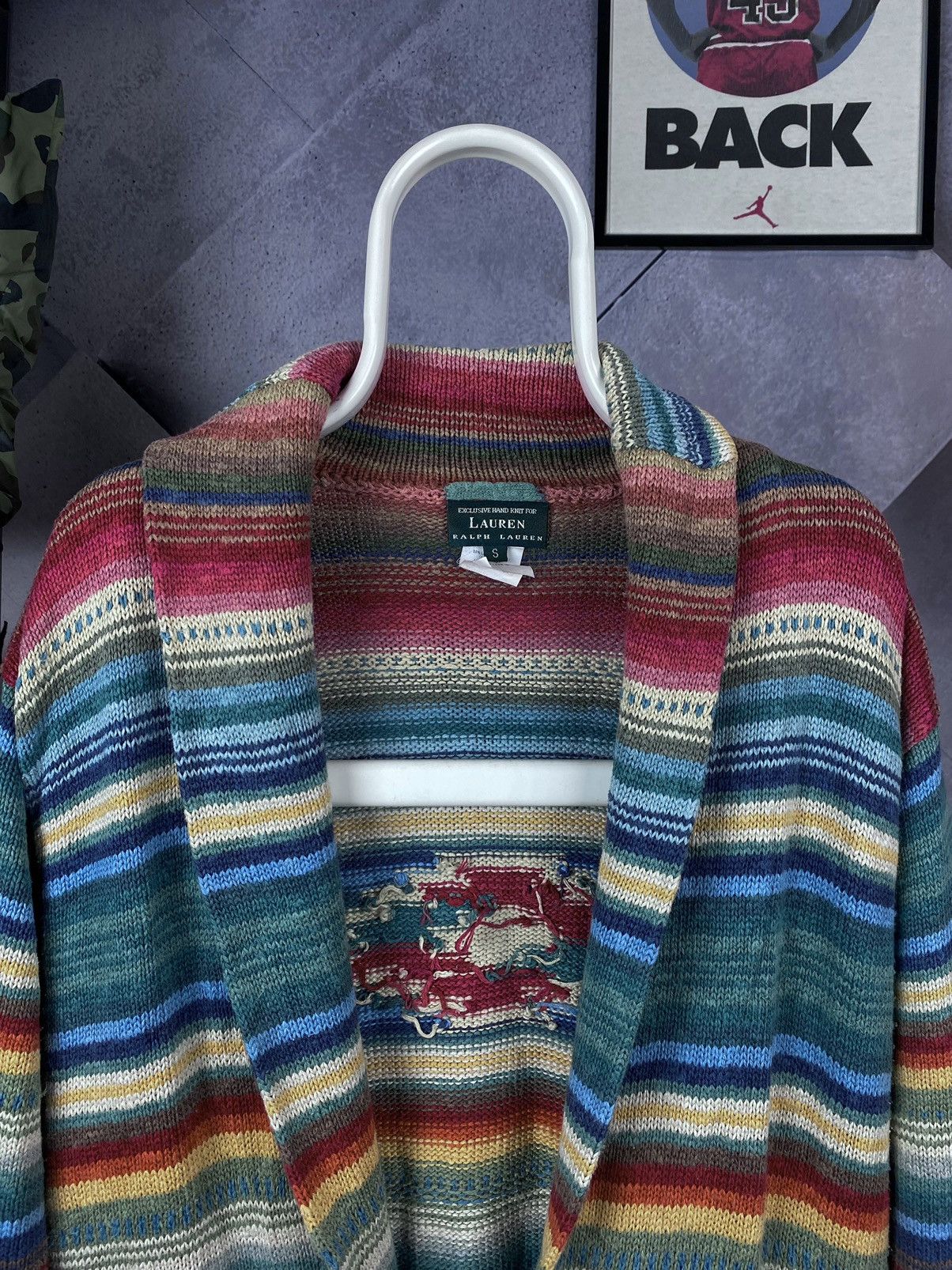 Lauren Ralph Lauren × Ralph Lauren × Vintage Exclusive Hand Knit For Lauren Ralph Lauren Womens Robe Size S / US 4 / IT 40 - 2 Thumbnail