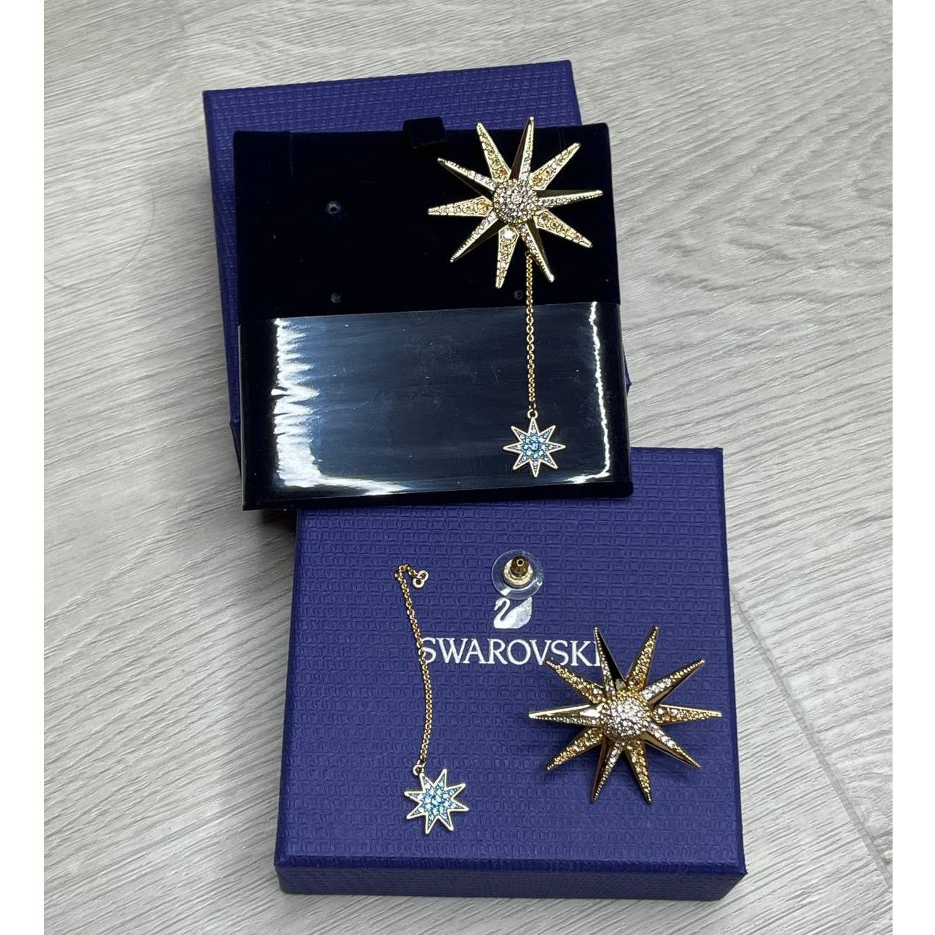Swarovski Swarovski Lucky Goddess Pierced Earrings, STAR Motifs Size ONE SIZE - 12 Thumbnail