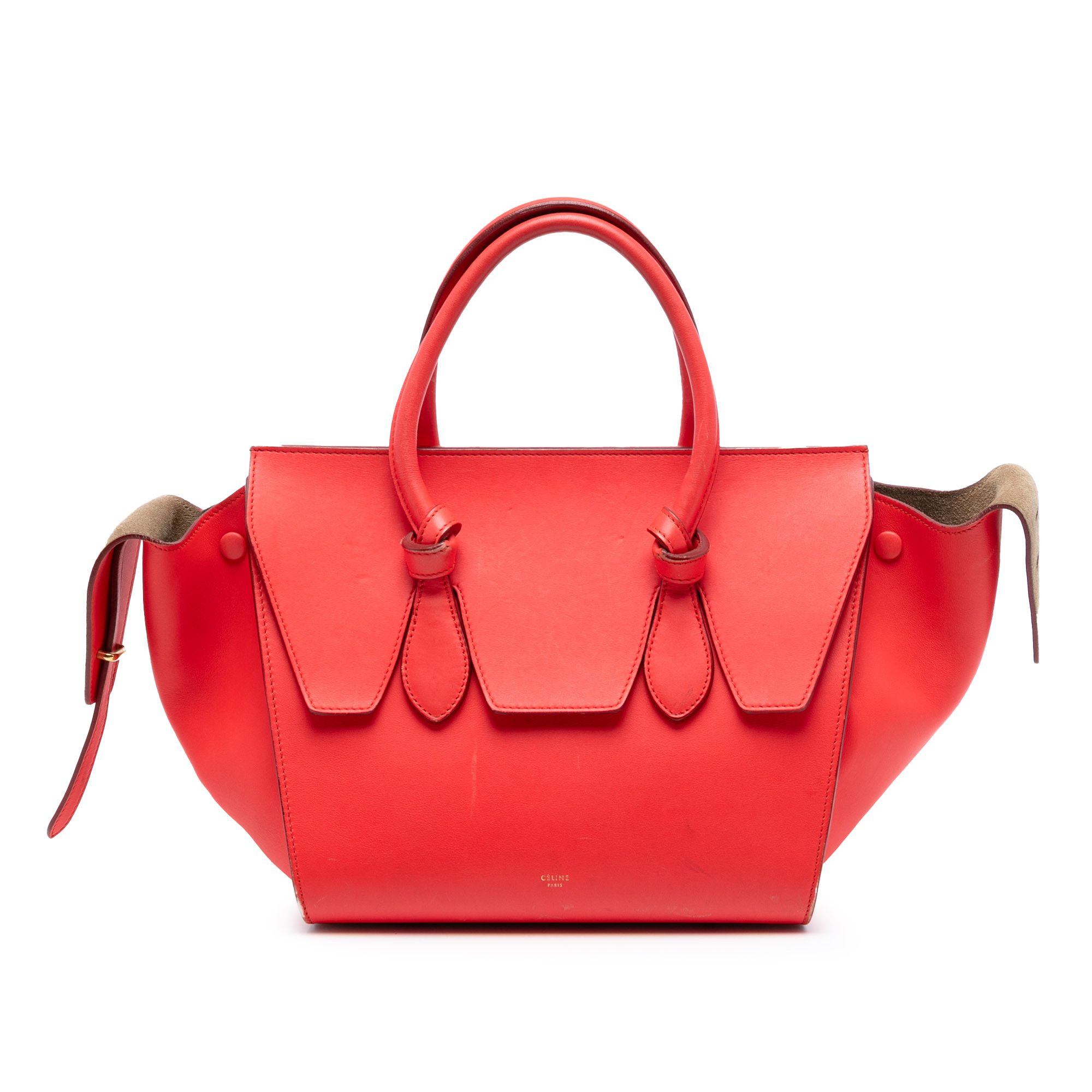 Celine Celine Small Grained Calfskin Tie Knot Handbag Size ONE SIZE - 1 Thumbnail