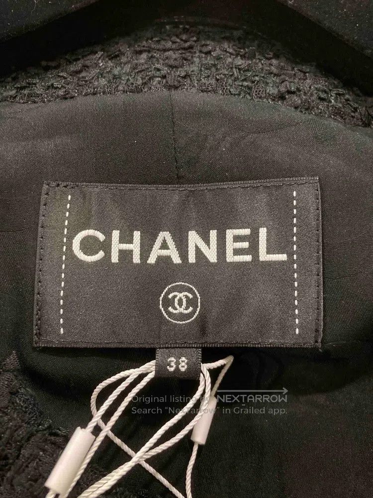 Chanel Chanel 23p black and white plaid fine glitter two-pocket j Size XS / US 0-2 / IT 36-38 - 6 Thumbnail