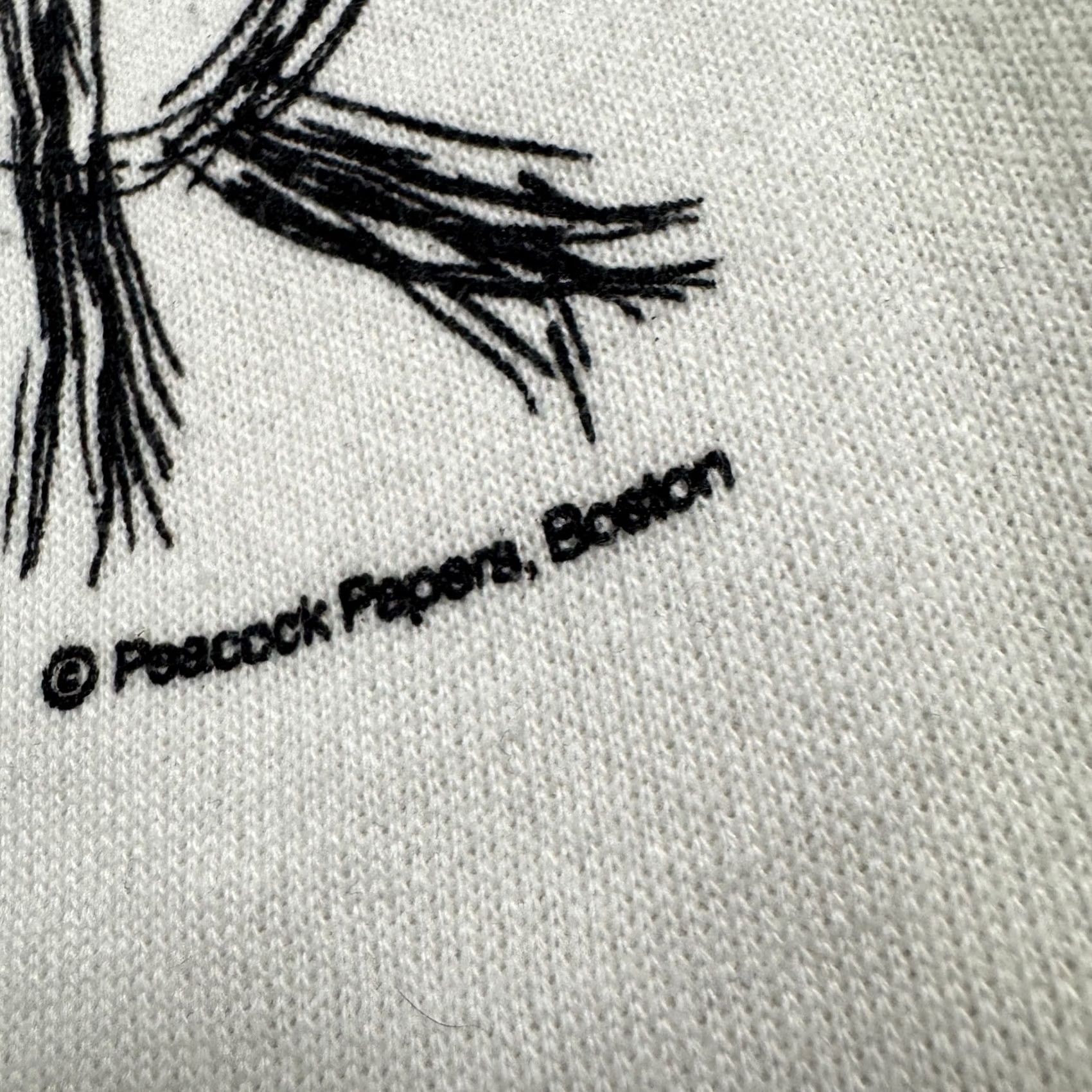 Hanes VTG Hanes Sweatshirt Men Large White Cotton Blend Pullover Distressed Hair Cover Beautiful Head With Hair FX Size US L / EU 52-54 / 3 - 7 Thumbnail