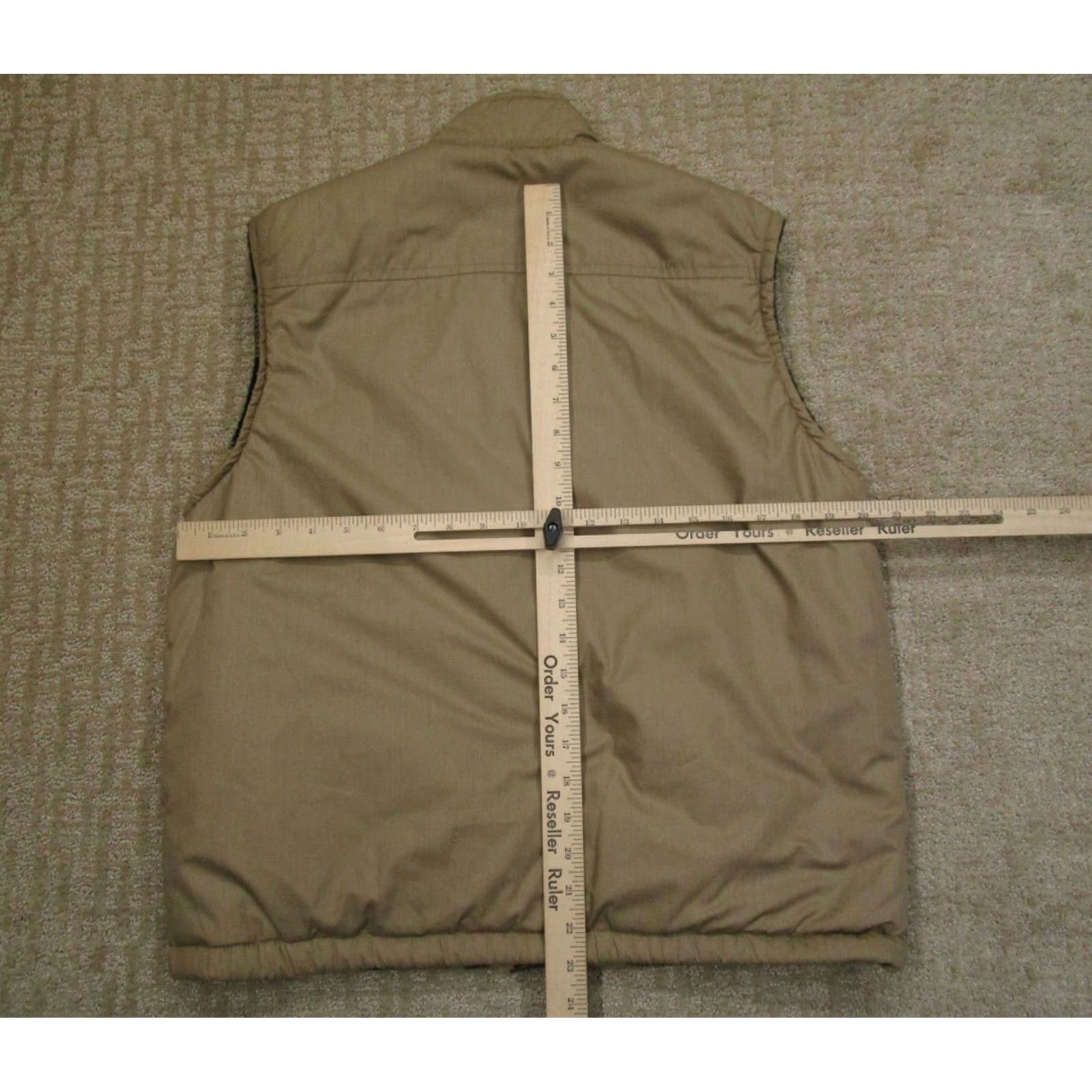 Vintage VINTAGE Woodland Hunting Vest Men M Brown Reversible 80s Outdoor Pockets Insulated Lined Zip/Belted Style: Biker Size US M / EU 48-50 / 2 - 4 Thumbnail