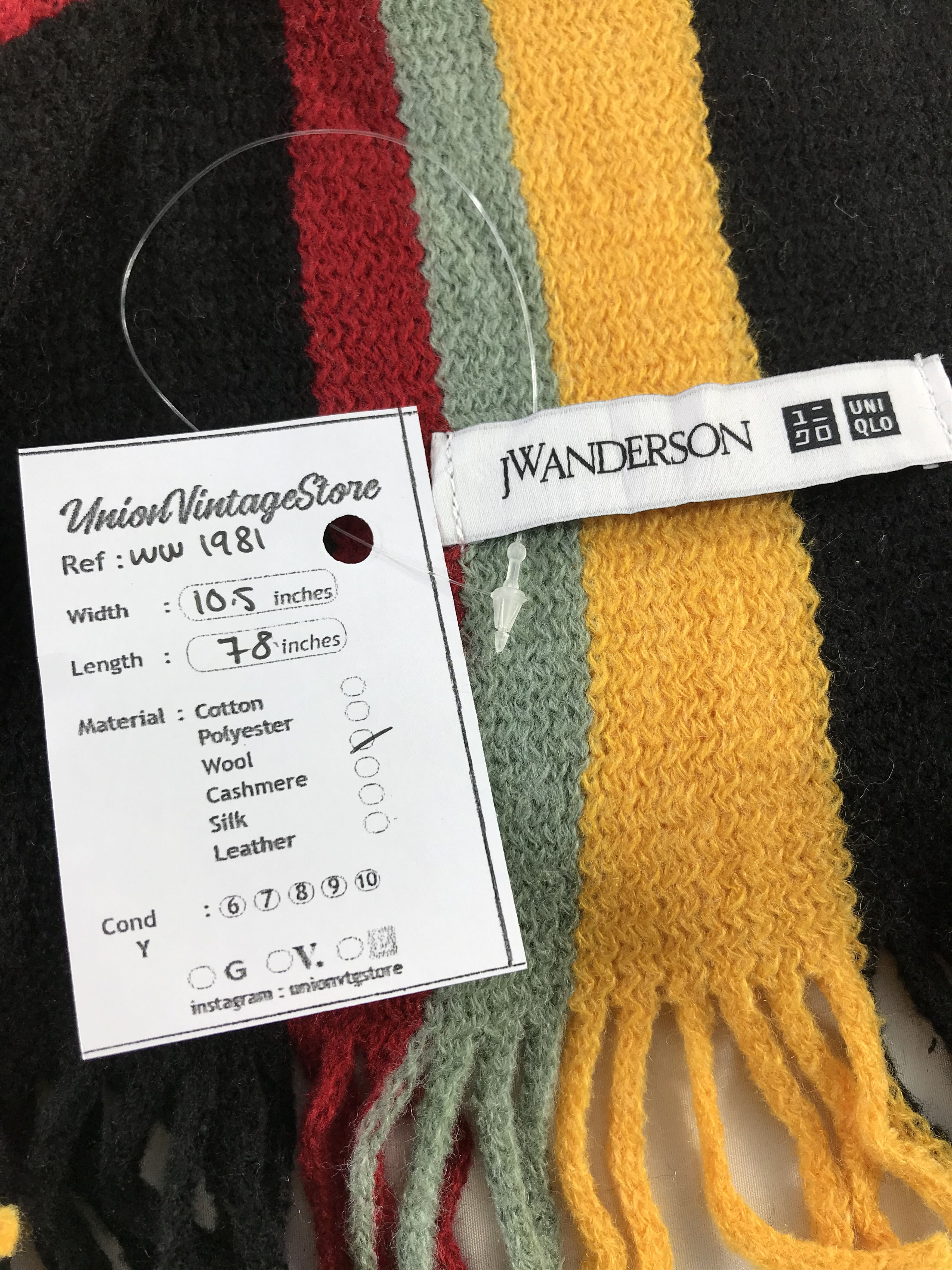 JW Anderson J.W.Anderson Scarf / Muffler / Neckwear - WW1981 Size ONE SIZE - 4 Thumbnail