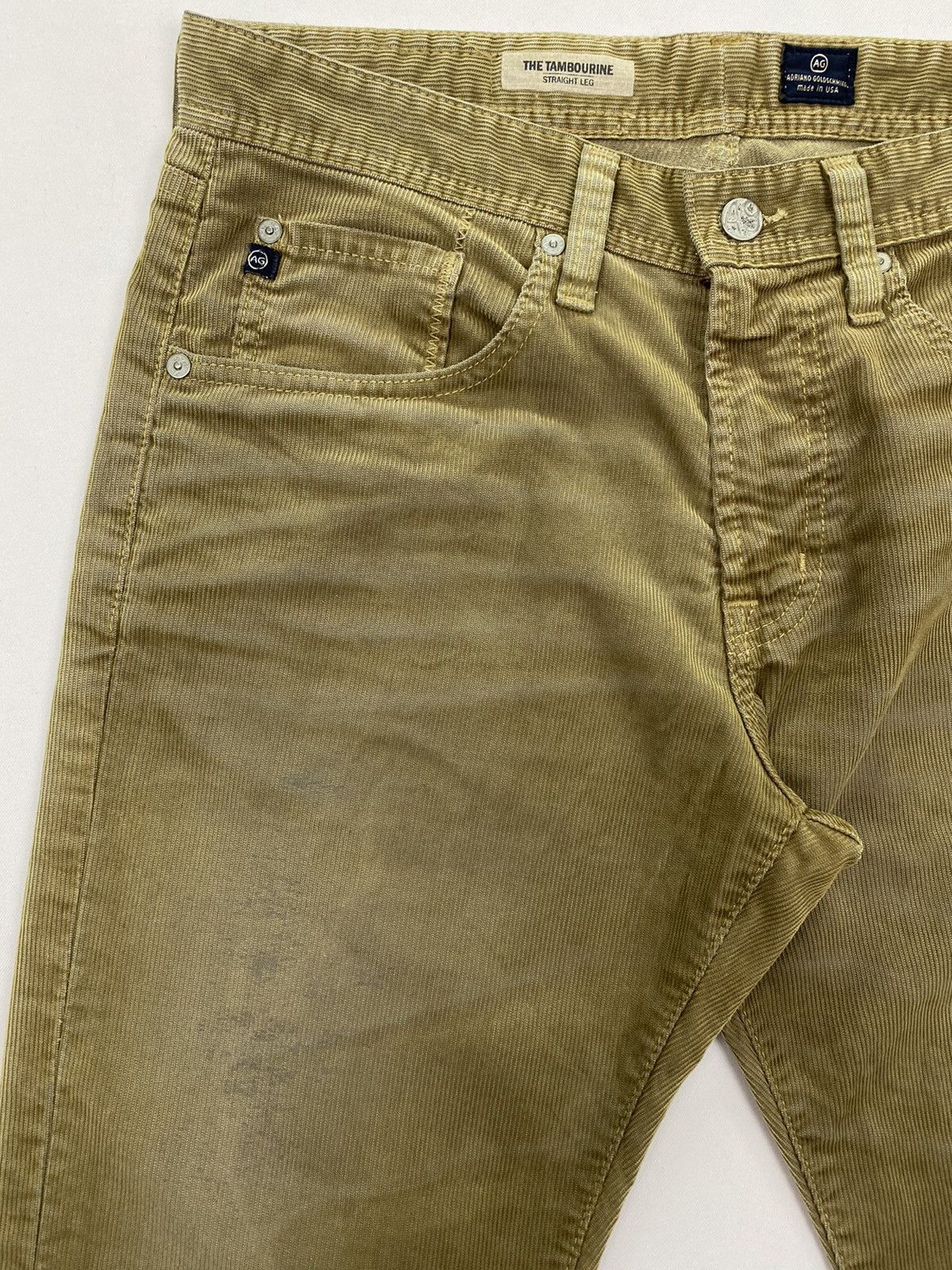 AG Adriano Goldschmied AG Adriano Goldschmied Dirty Distressed Corduroy Pant Size US 32 / EU 48 - 17 Thumbnail