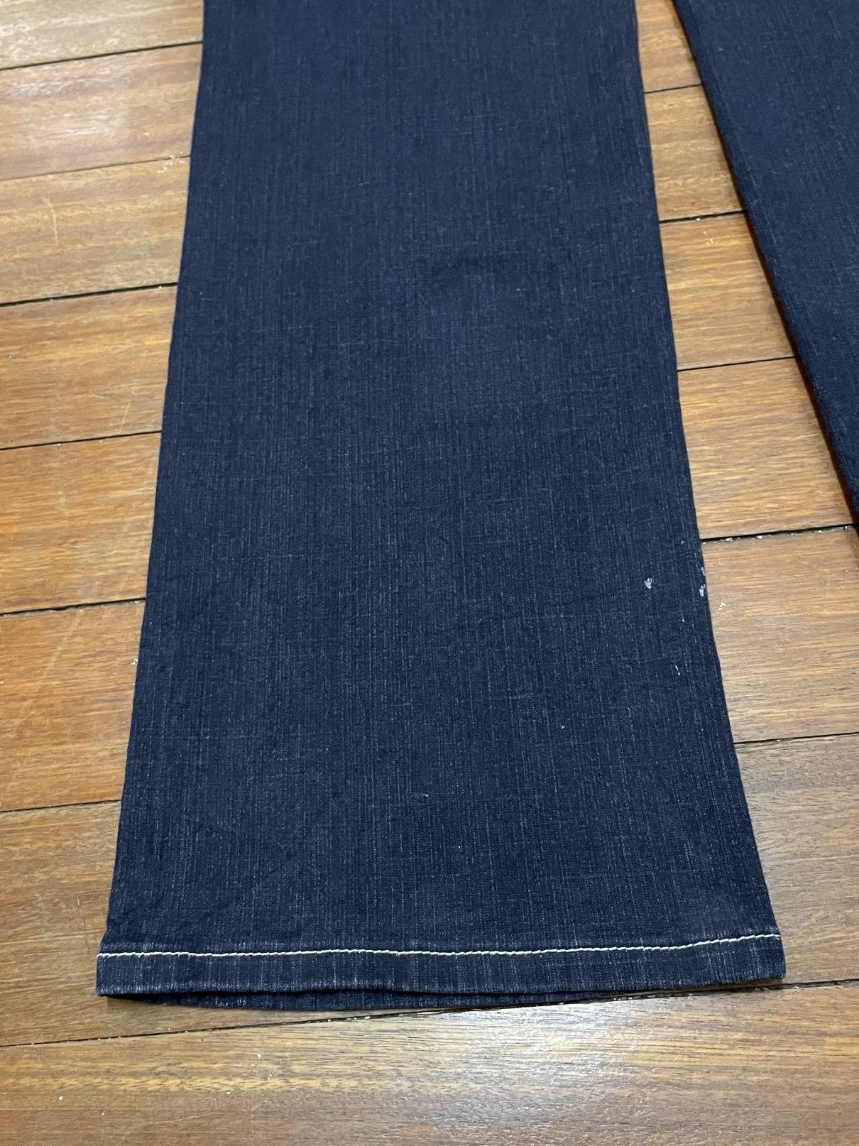 If Six Was Nine Rare Design Vintage Brand Crazy Age Flared Jeans 2000s Size US 38 / EU 54 - 7 Thumbnail
