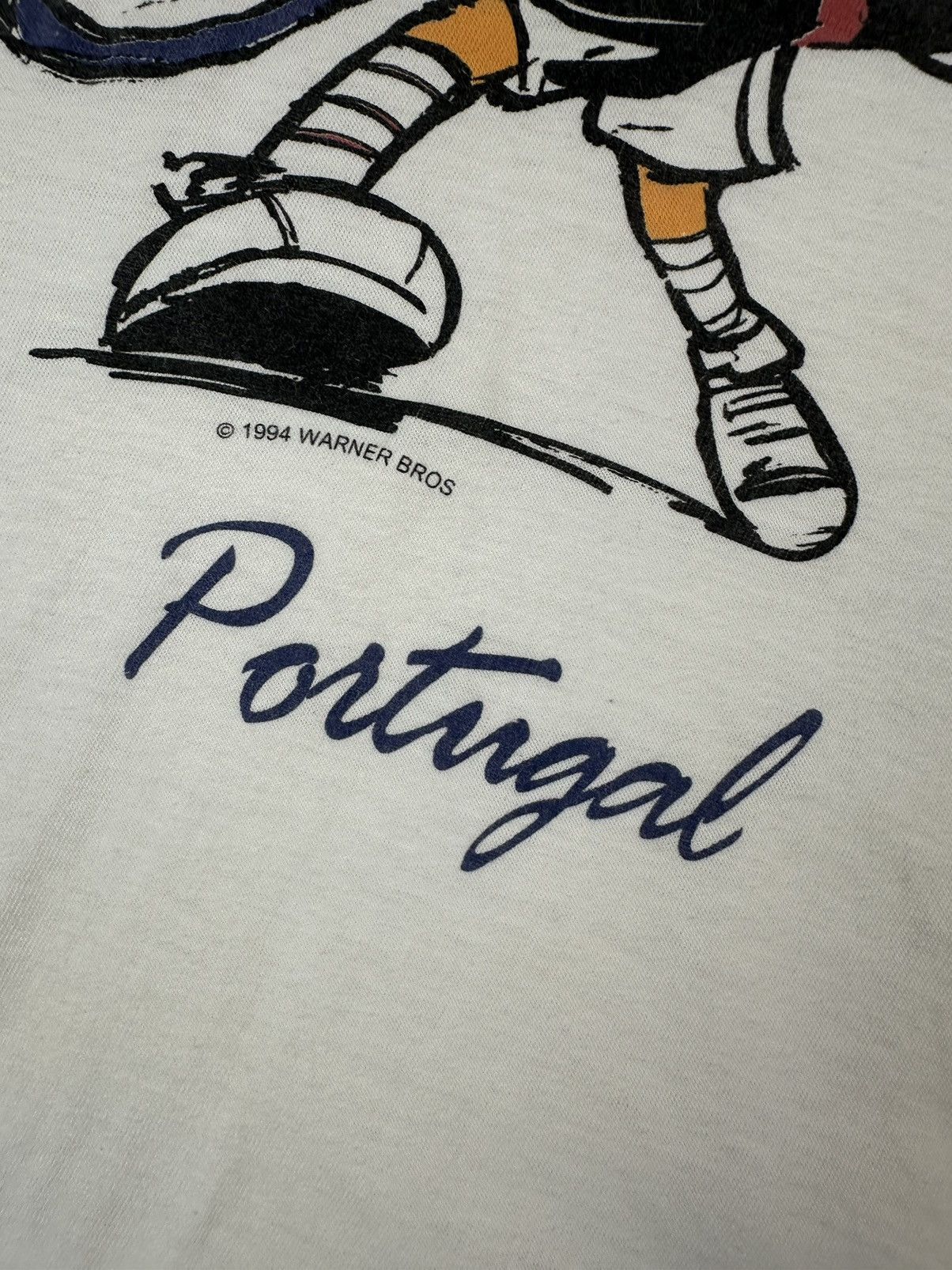 Warner Bros Warner Bros 1994 Vintage Rare Movie Portugal T-Shirt Size US XL / EU 56 / 4 - 5 Thumbnail