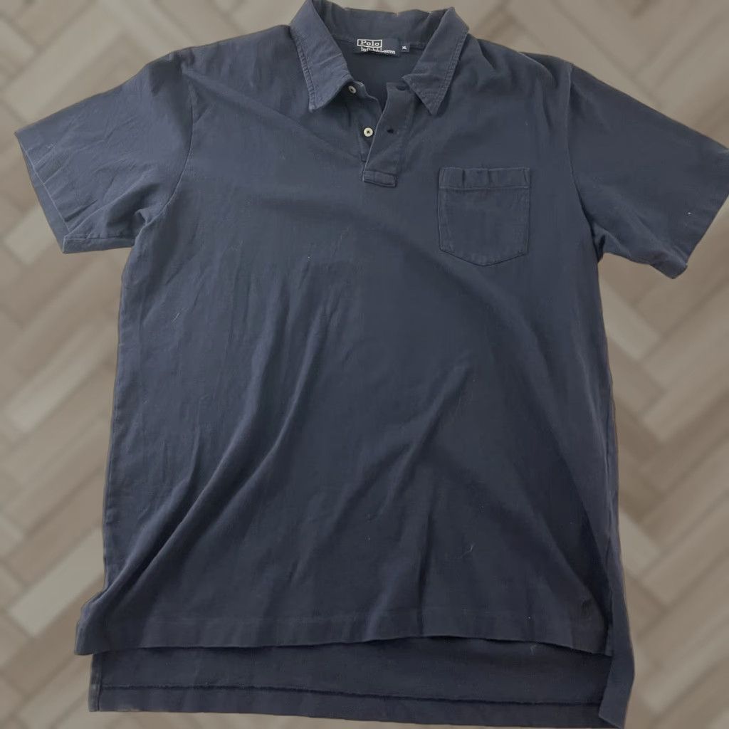 Polo Ralph Lauren Polo Ralph Lauren Short Sleeve Button Front Polo Shirt Men XL Solid Blue Shirt Men's XL Blue Polo Ralph Lauren Button-Up Short Sleeve Solid Blue Size US XL / EU 56 / 4 - 1 Thumbnail