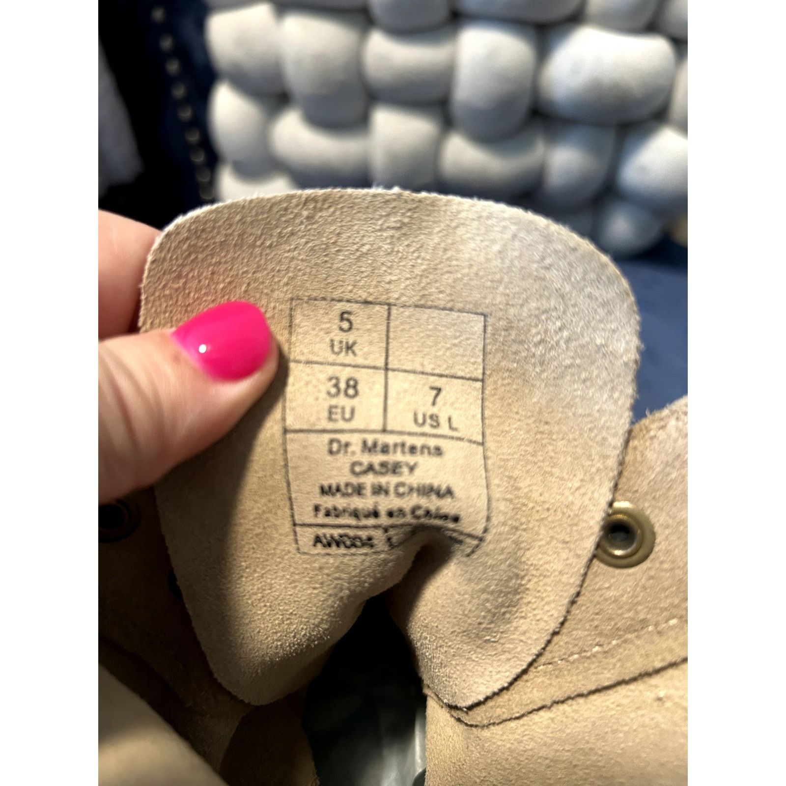 Dr. Martens Dr Martens Casey Light Grey Suede size 7/EU 38 Size US 7 / IT 37 - 6 Thumbnail