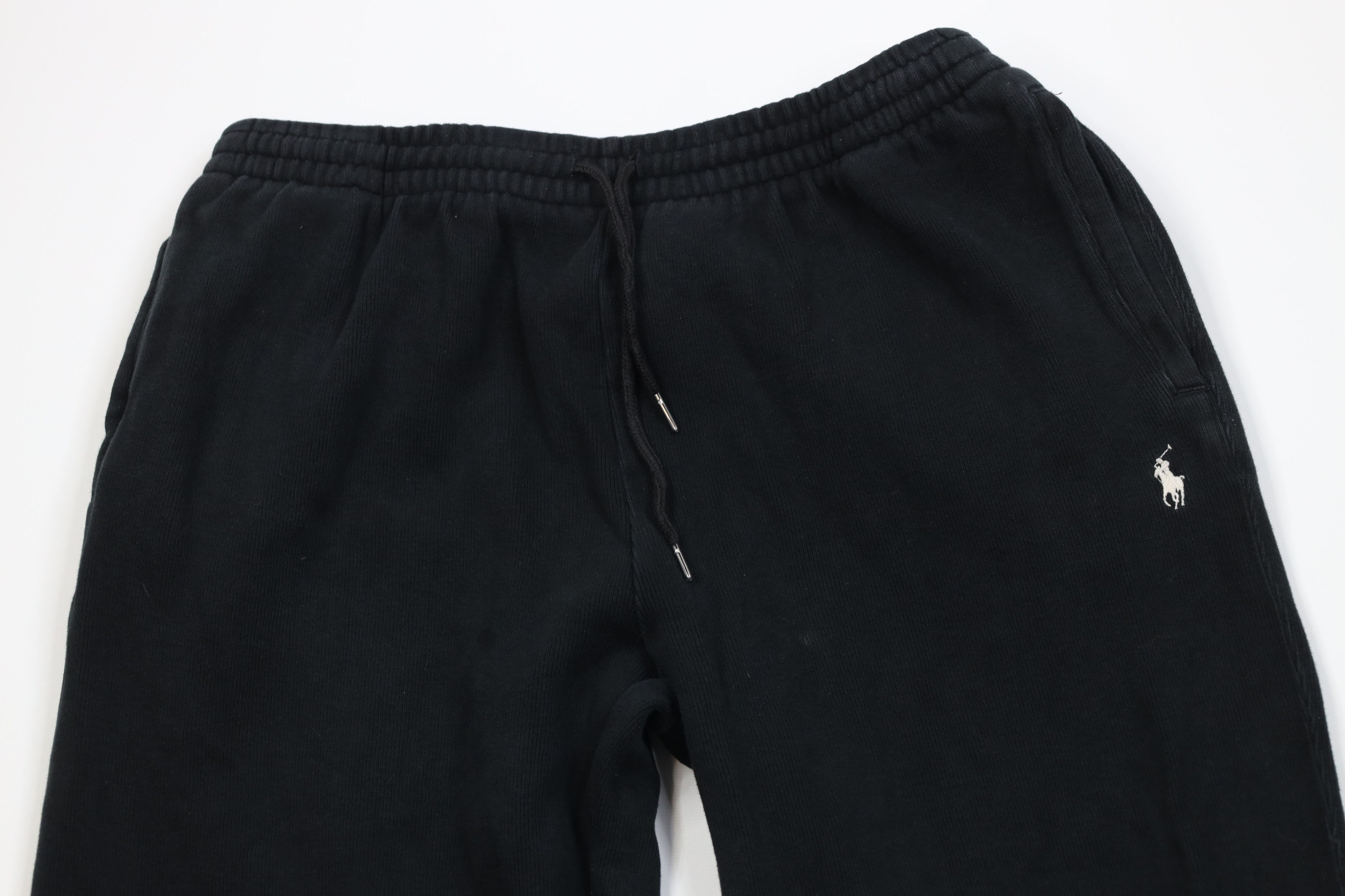 Polo Ralph Lauren Vintage 90s Ralph Lauren Ribbed Knit Wide Leg Sweatpants Size US 36 / EU 52 - 2 Thumbnail