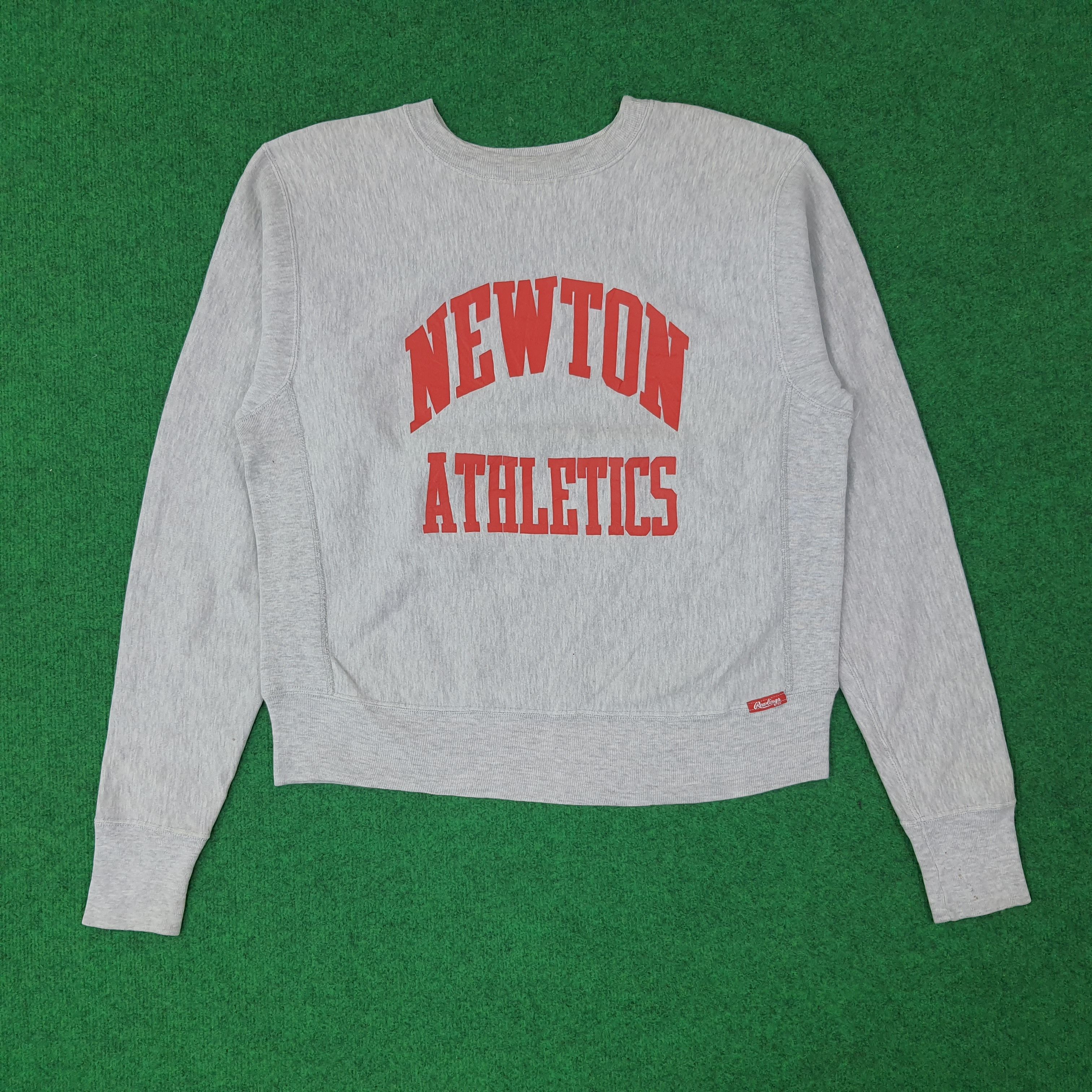 Vintage Vintage Rawlings Newton Athletics USA Sweatshirt C225N2 Size US L / EU 52-54 / 3 - 1 Thumbnail