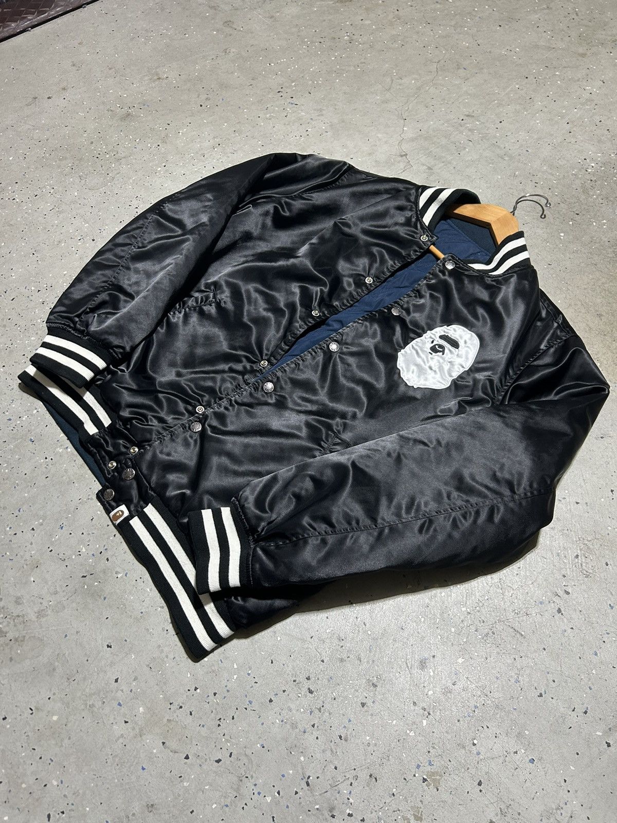 Bape Bape Happy New Year Bomber Varsity Jacket (SS22) Size US L / EU 52-54 / 3 - 3 Thumbnail