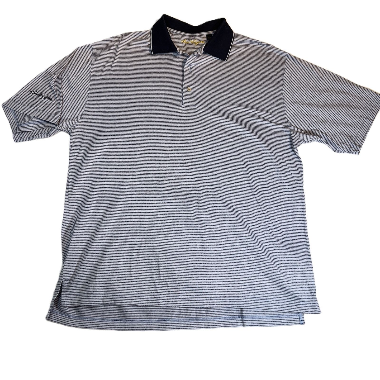 Other Ben Hogan Double Mercerized Cotton Polo Shirt Men's L Blue Size US L / EU 52-54 / 3 - 1 Thumbnail