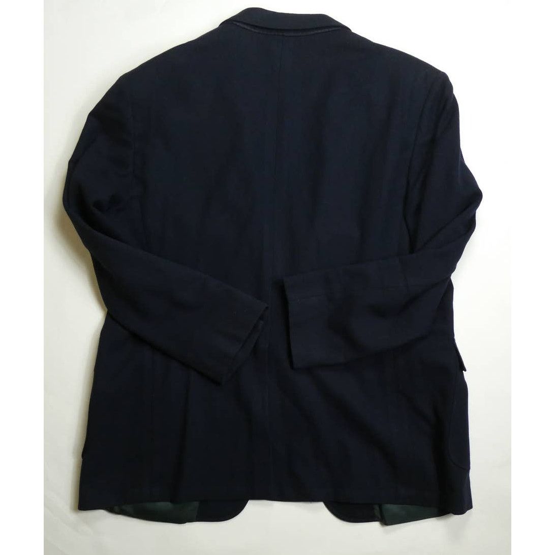 Savile Row vintage 80s/90s Savile Row 100% wool sport coat, navy, 46R Size 46R - 3 Thumbnail
