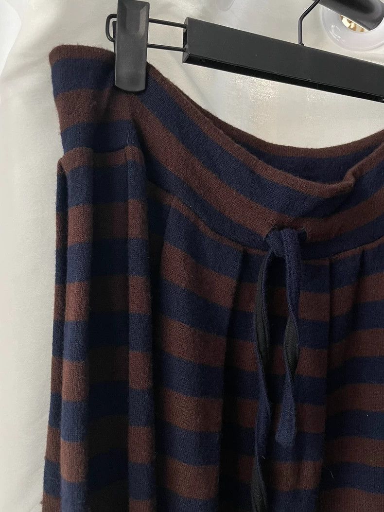 Yohji Yamamoto yohji Yamamoto size 2 Medieval Drawstring Wool Stripe Draw Size 24" / US 00 / IT 34 - 2 Thumbnail