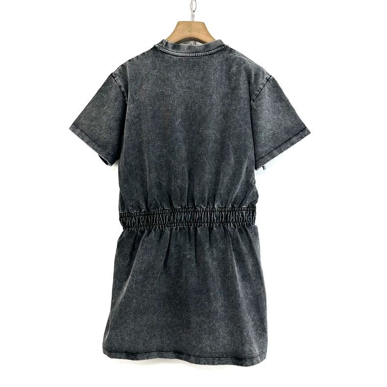 Louis Vuitton Louis Vuitton Grey washed worn-out waist dress Size S / US 4 / IT 40 - 2 Thumbnail