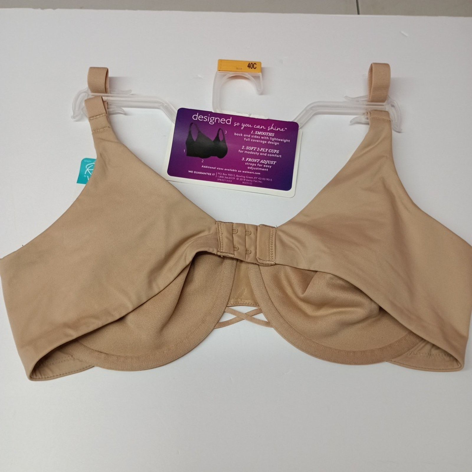 Other Vanity Fair Radiant Underwire Bra Size 40C Honey Beige Size ONE SIZE - 3 Thumbnail