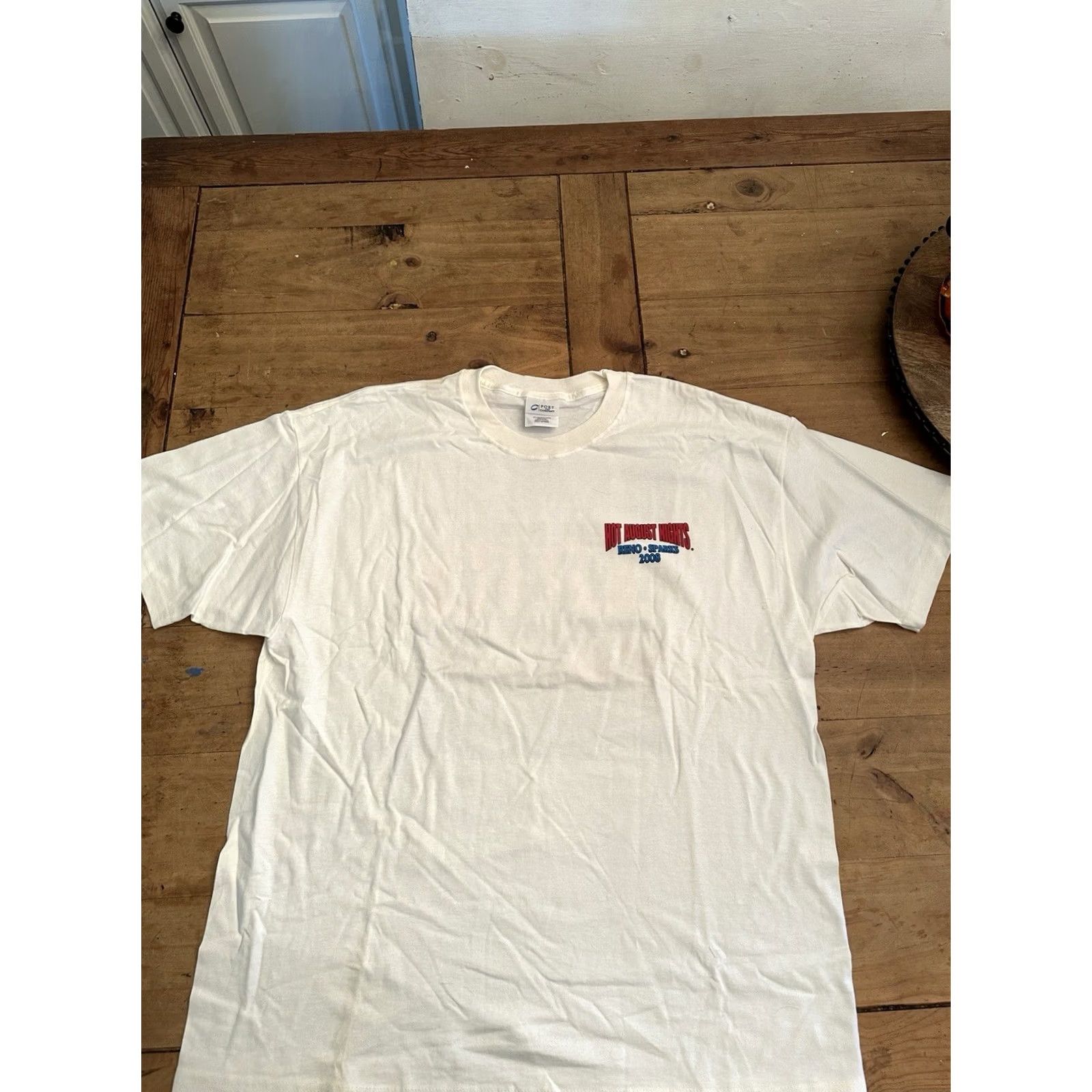 Vintage Hot August Nights 2008 Reno Classic Car Show T-Shirt Men XL Short Sleeve White Cars Size US XL / EU 56 / 4 - 2 Thumbnail