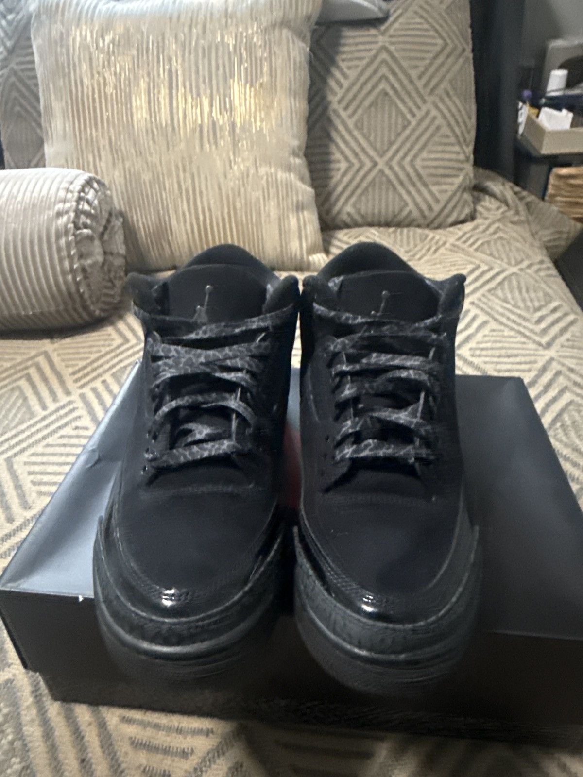 Jordan Brand Jordan 3 black cat Size US 9.5 / EU 42-43 - 5 Thumbnail
