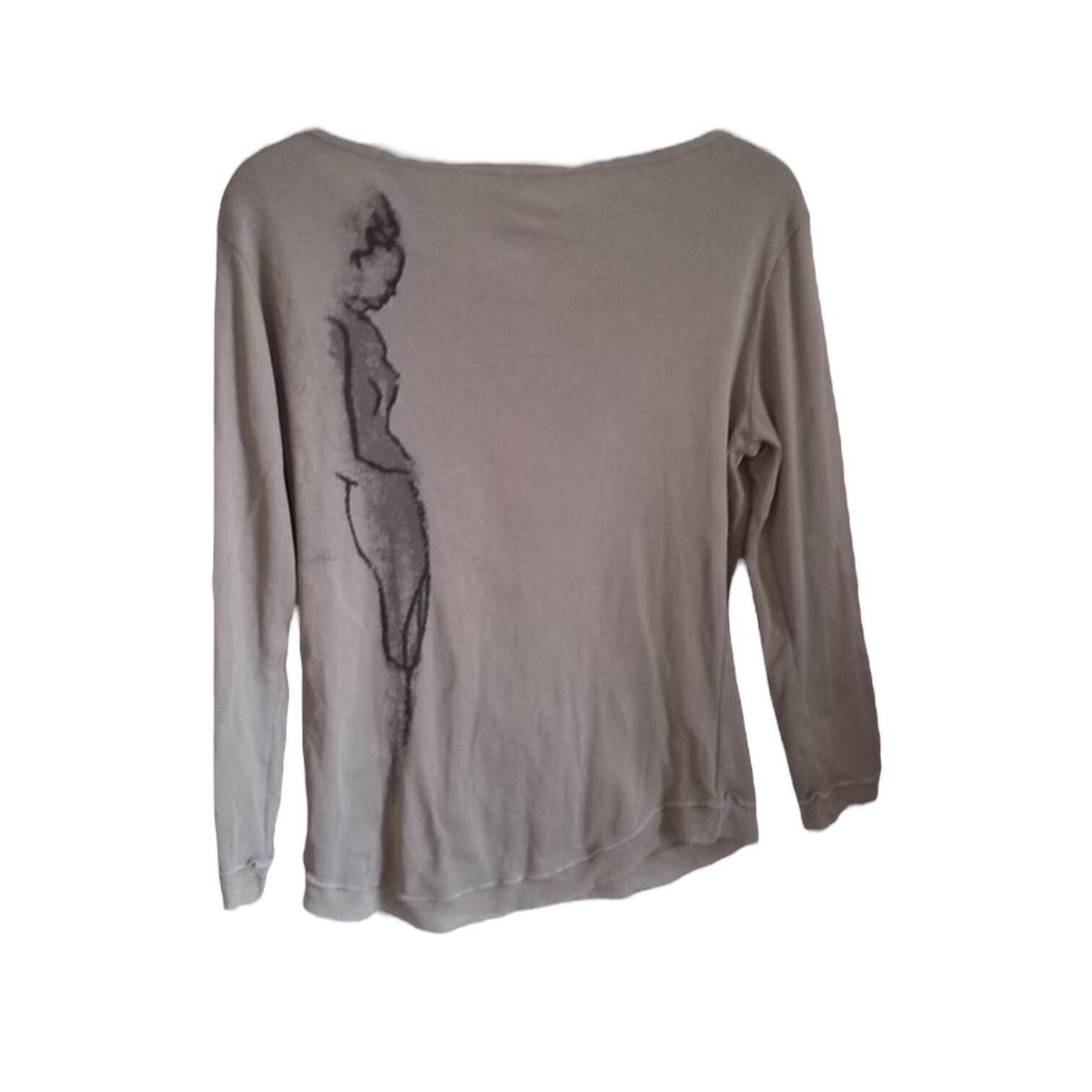 Cop Copine The Cop Copine Silhouette Mannequin Longsleeved Top Size ONE SIZE - 3 Thumbnail