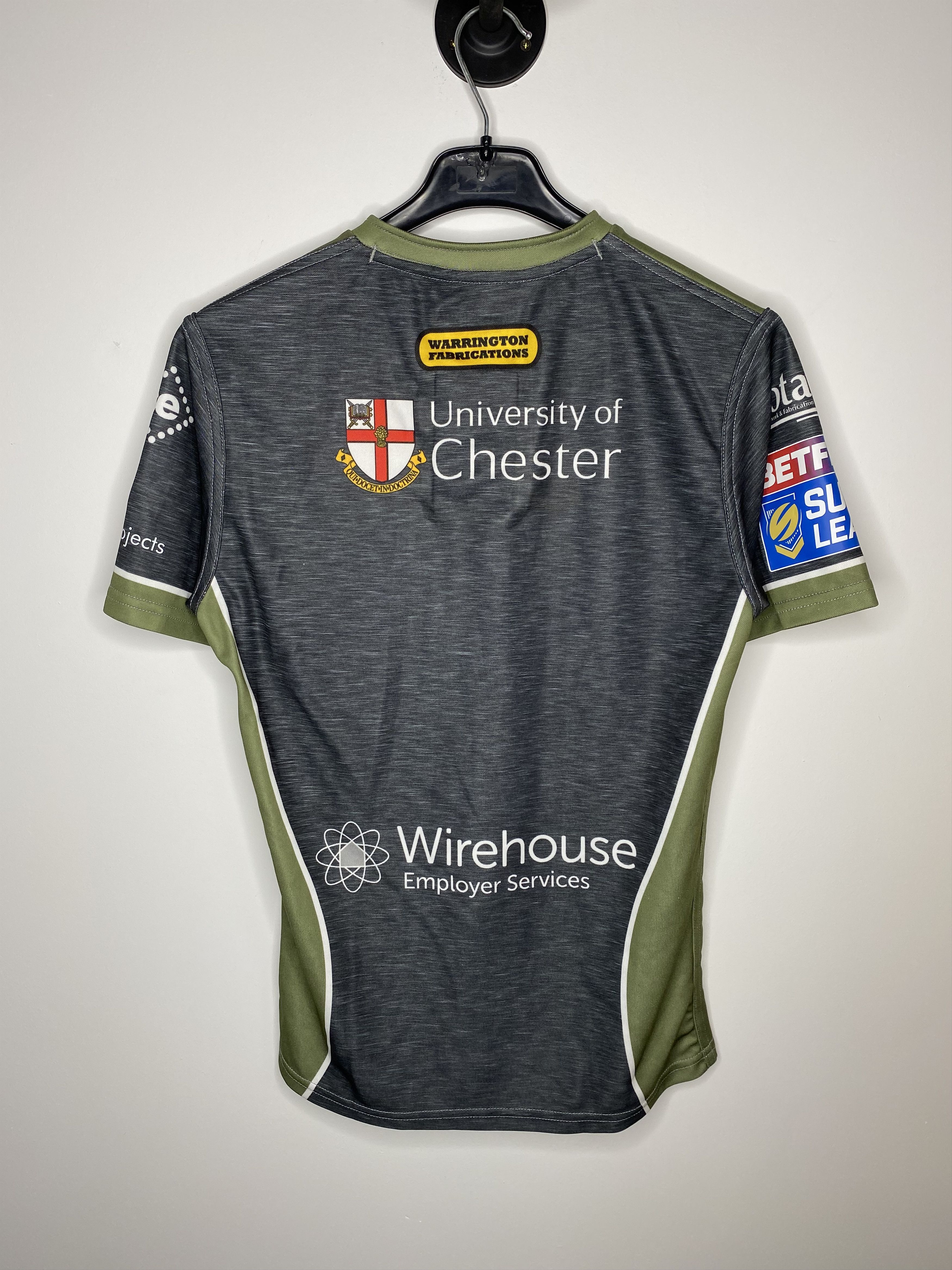 O'Neills WARRINGTON WOLVES 2019 RUGBY SHIRT JERSEY PLAYER ISSUE Size US M / EU 48-50 / 2 - 2 Thumbnail
