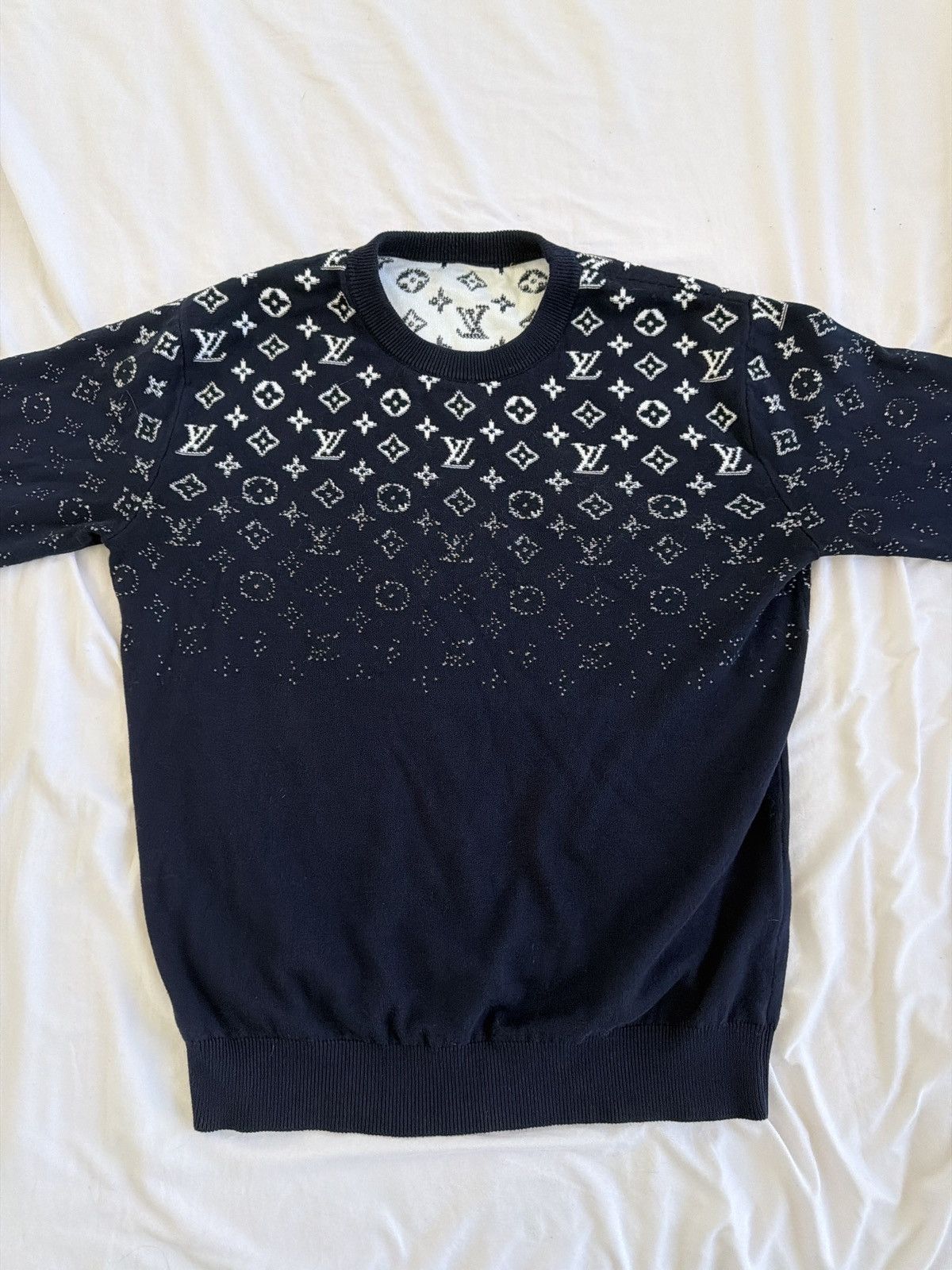 Louis Vuitton Louis Vuitton Navy Blue Gradient Long Sleeve Size US XS / EU 42 / 0 - 1 Thumbnail