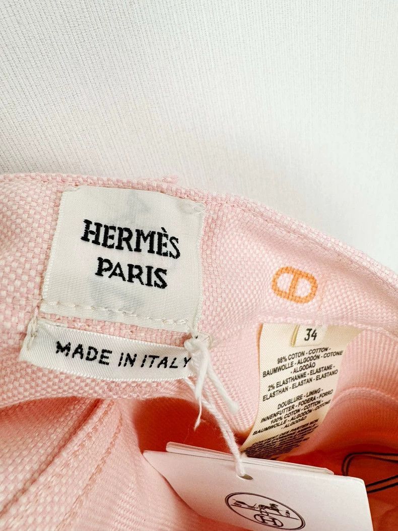 Hermes Hermes Pink Skirt with Tags-2506 Size 33" - 5 Thumbnail