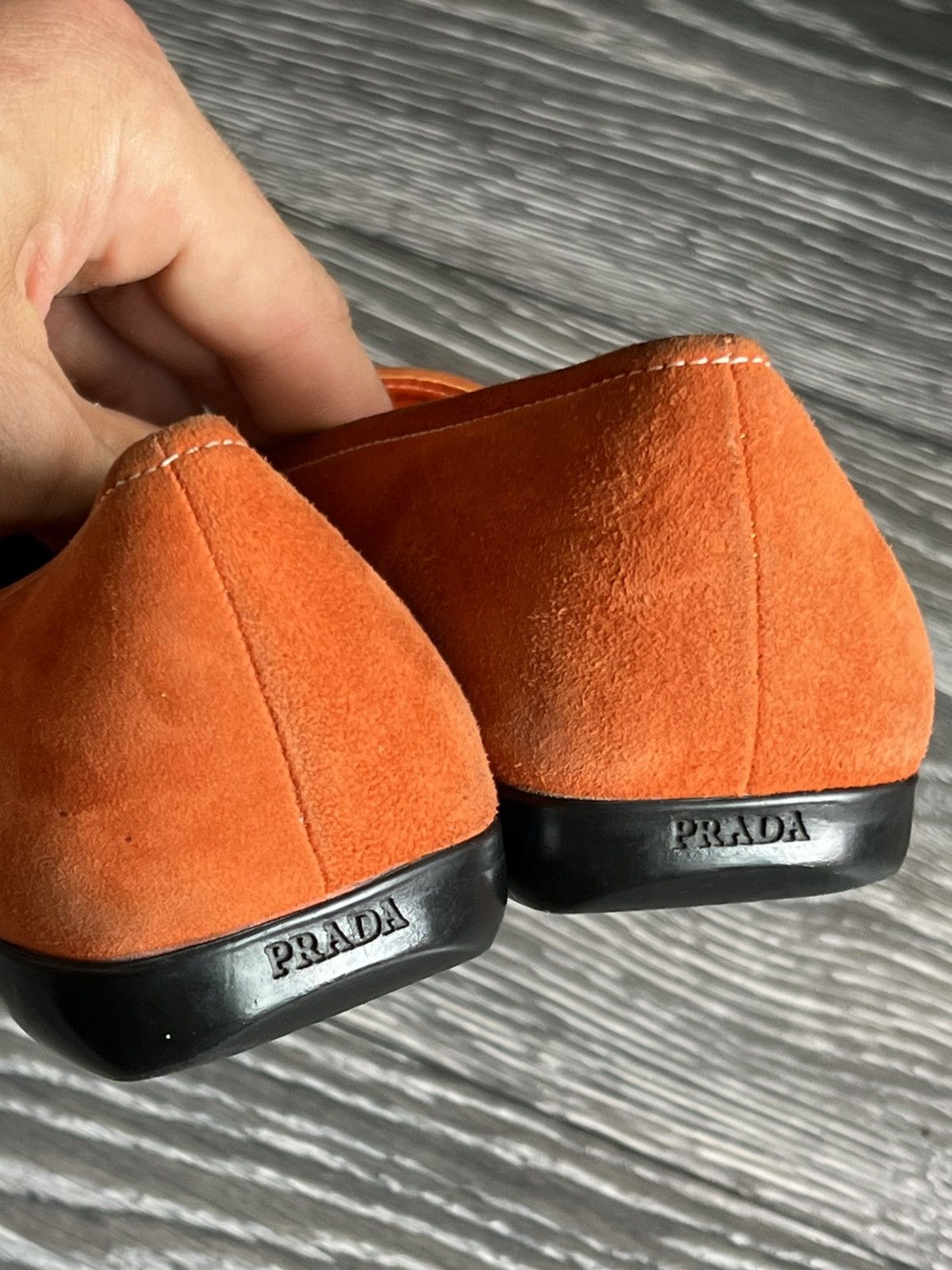 Prada Prada suede penny loafers Size US 6 / IT 36 - 8 Thumbnail