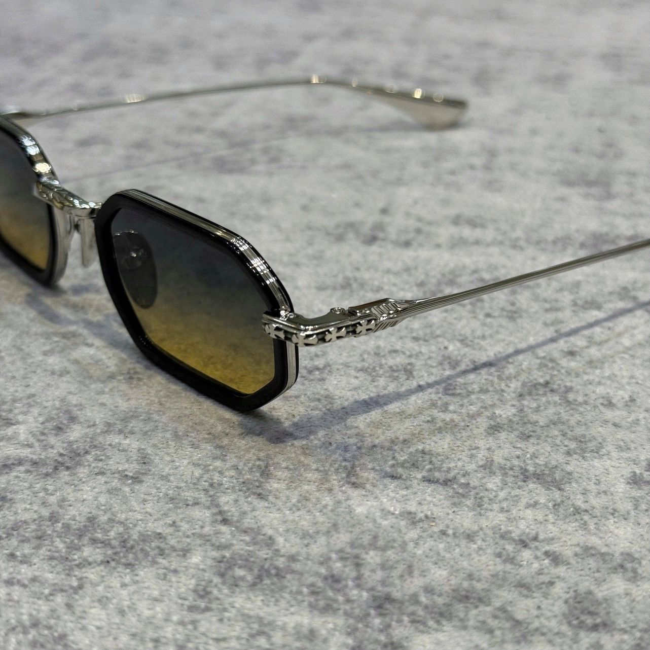 Chrome Hearts CHROME HEARTS STYLIDA BLACK/SHINY SILVER-SUN Size ONE SIZE - 2 Thumbnail