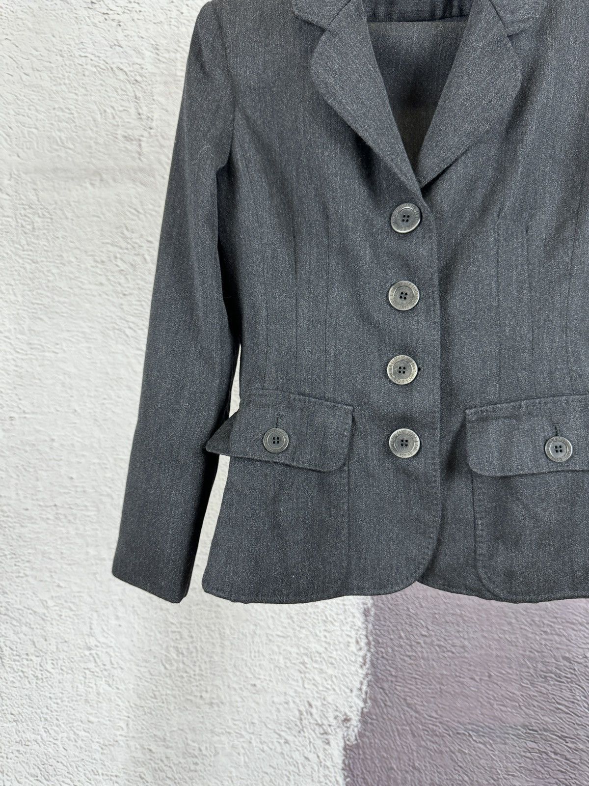 Moschino Moschino Cheap and Chic gray wool skirt suit made in Italy Size M / US 6-8 / IT 42-44 - 5 Thumbnail
