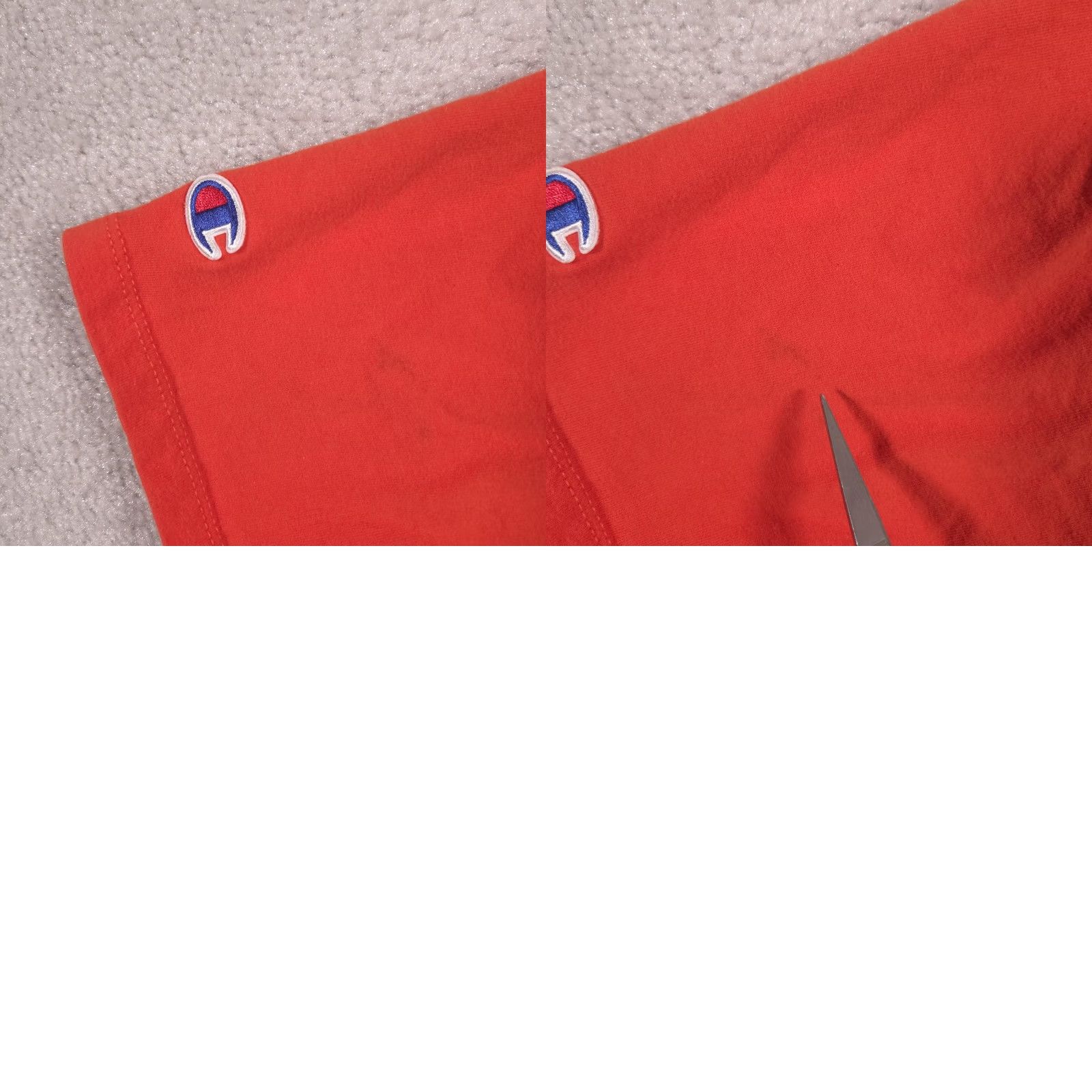 Champion Champion Shirt Mens 2XL Orange Logo Tee Tagless Crewneck Cotton Casual Athletic Size US XXL / EU 58 / 5 - 9 Thumbnail