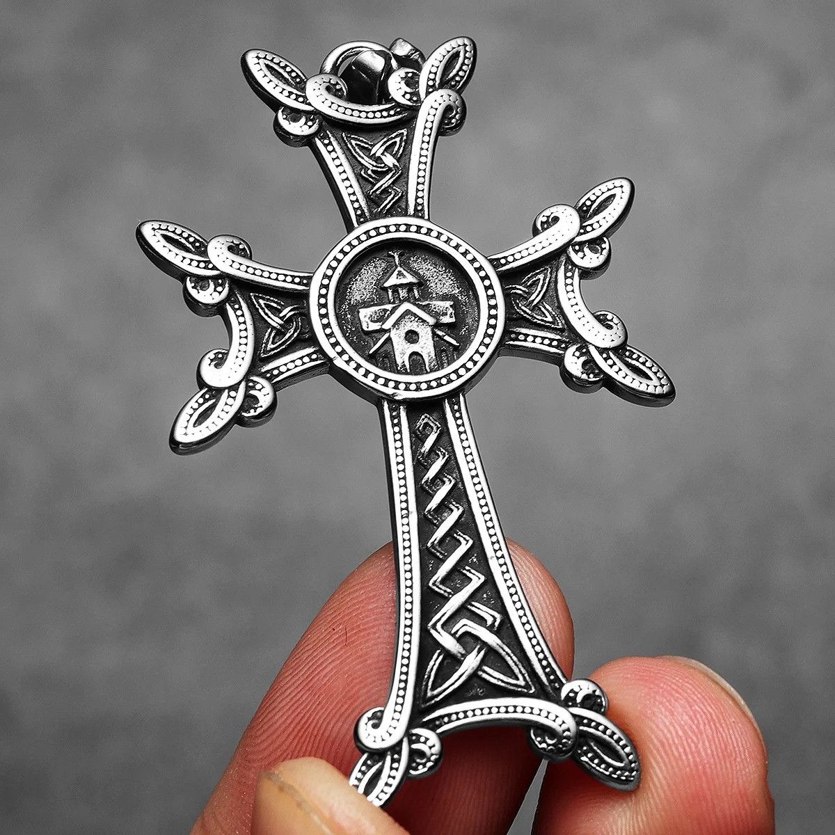 Other Celtic Knot Cross Pendant Accessories Necklace Gifts For Him Size ONE SIZE - 3 Thumbnail
