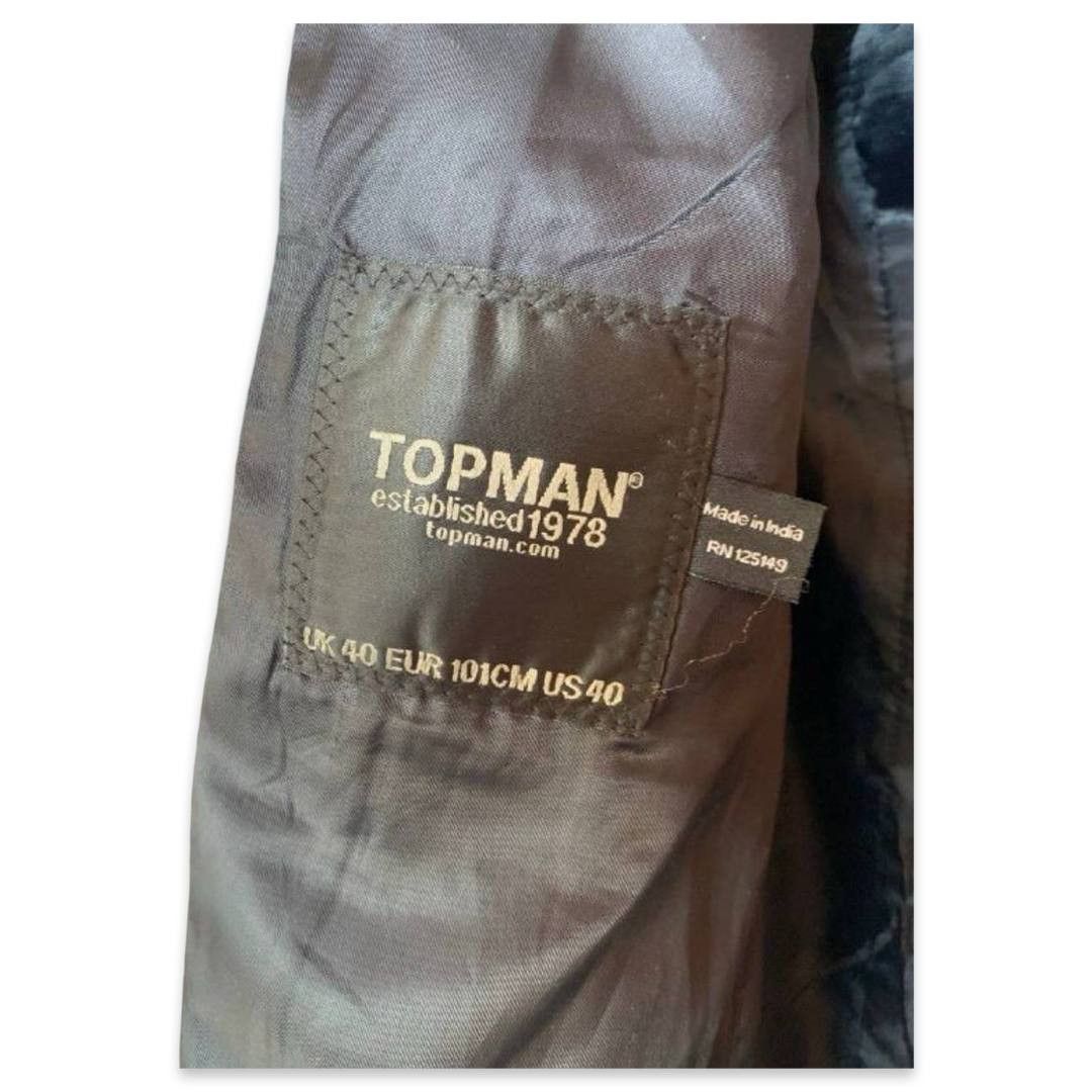 Topman Topman wool elbow patches blazer #1201 Size US L / EU 52-54 / 3 - 2 Thumbnail
