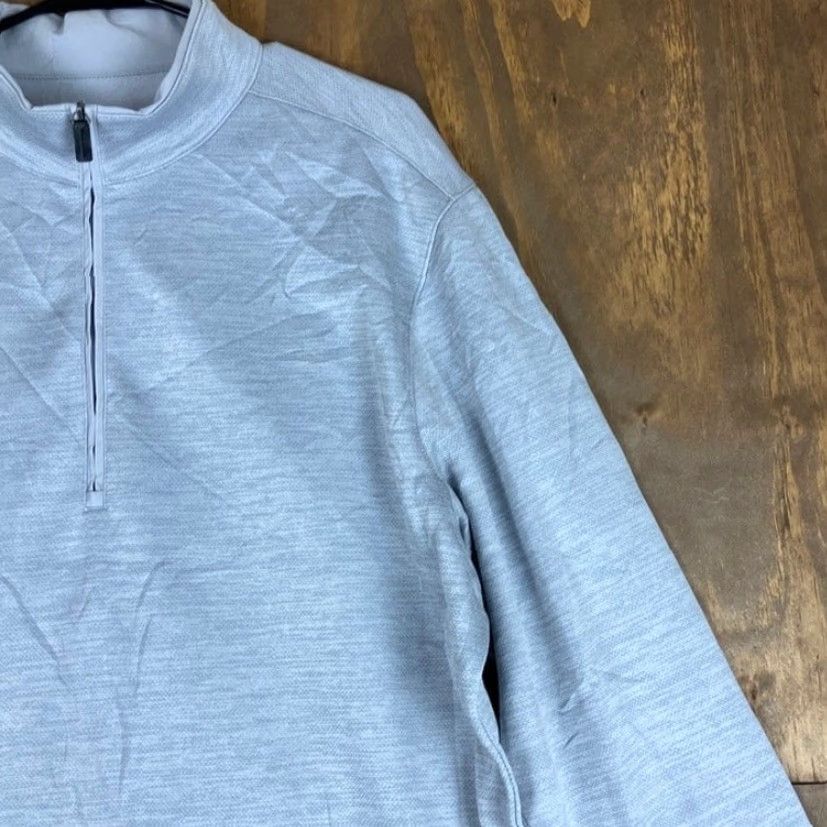 Vintage Walter Hagen Mens Jacket Gray 11 Majors 1/4 Zip Mock Neck Performance Large Size US L / EU 52-54 / 3 - 5 Thumbnail