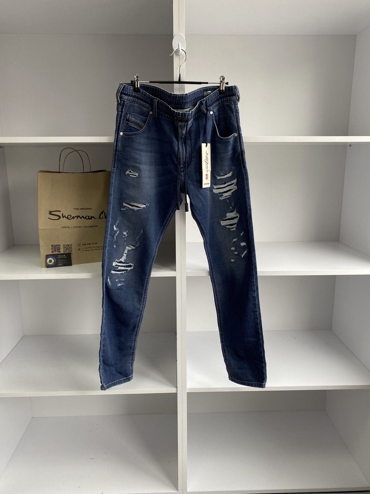 image of Diesel Krailey R-Ne Jeans Size 31 in Blue, Men's