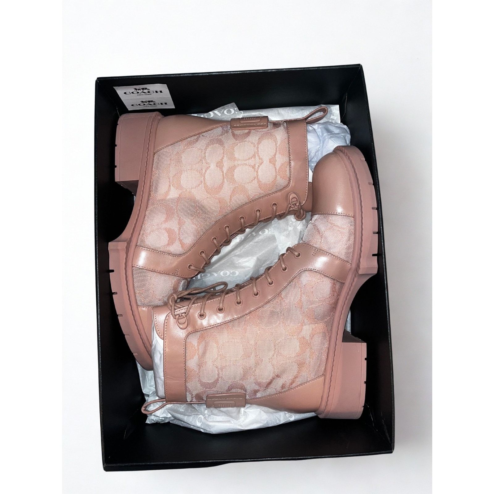 Coach Coach Lana Mesh Bootie C4401 Dusty Rose Women’s Sz 9B NIB Size US 9 / IT 39 - 15 Thumbnail